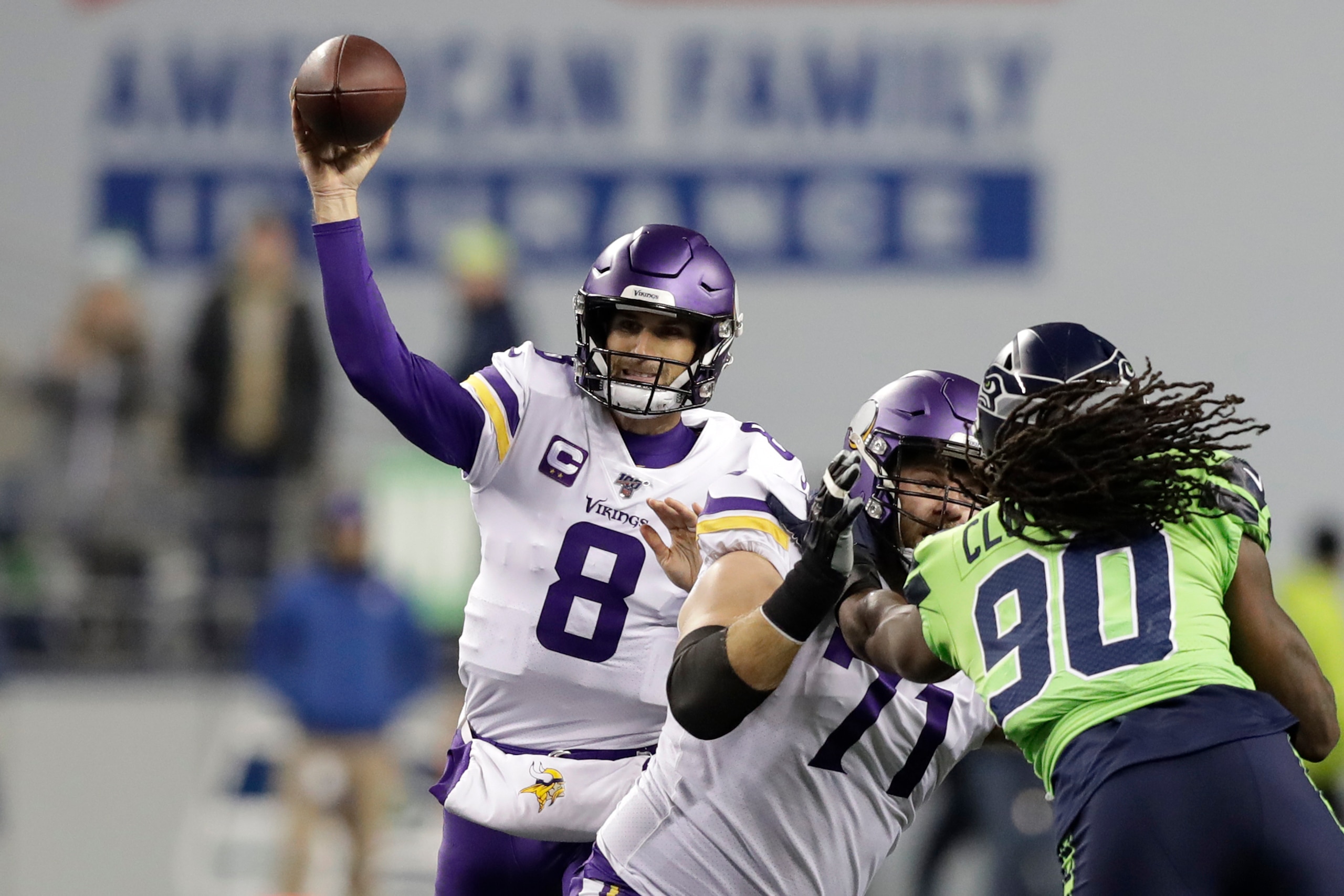 Kirk Cousins has an 8-4 record as the Vikings starter this season and has recorded a career-low 1.1 interception percentage.