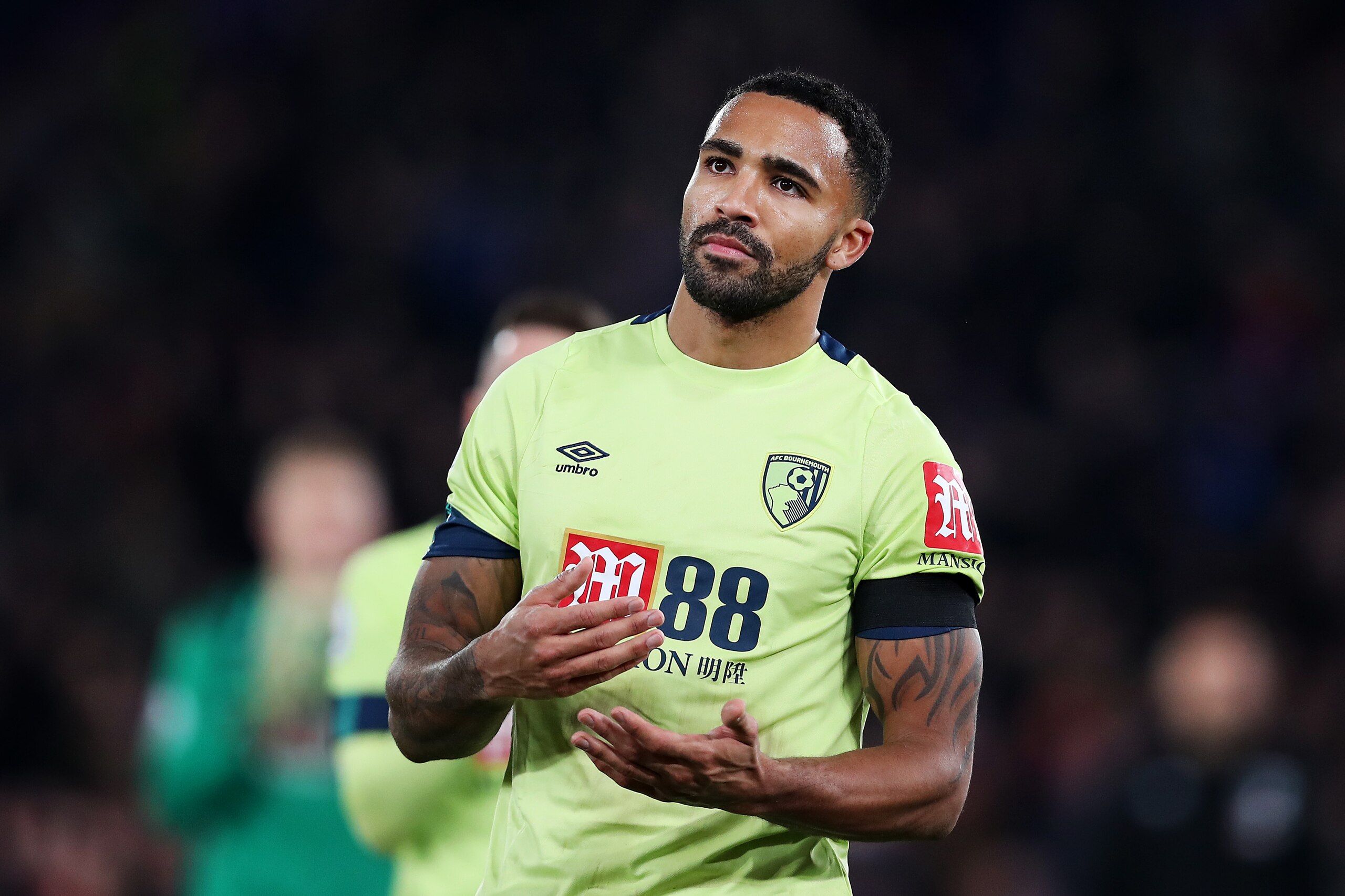 LONDON, ENGLAND - DECEMBER 03: Callum Wilson of AFC Bournemouth applauds fans following defeat in the Premier League match between Crystal Palace and AFC Bournemouth at Selhurst Park on December 03, 2019 in London, United Kingdom. (Photo by Jack Thomas/Ge