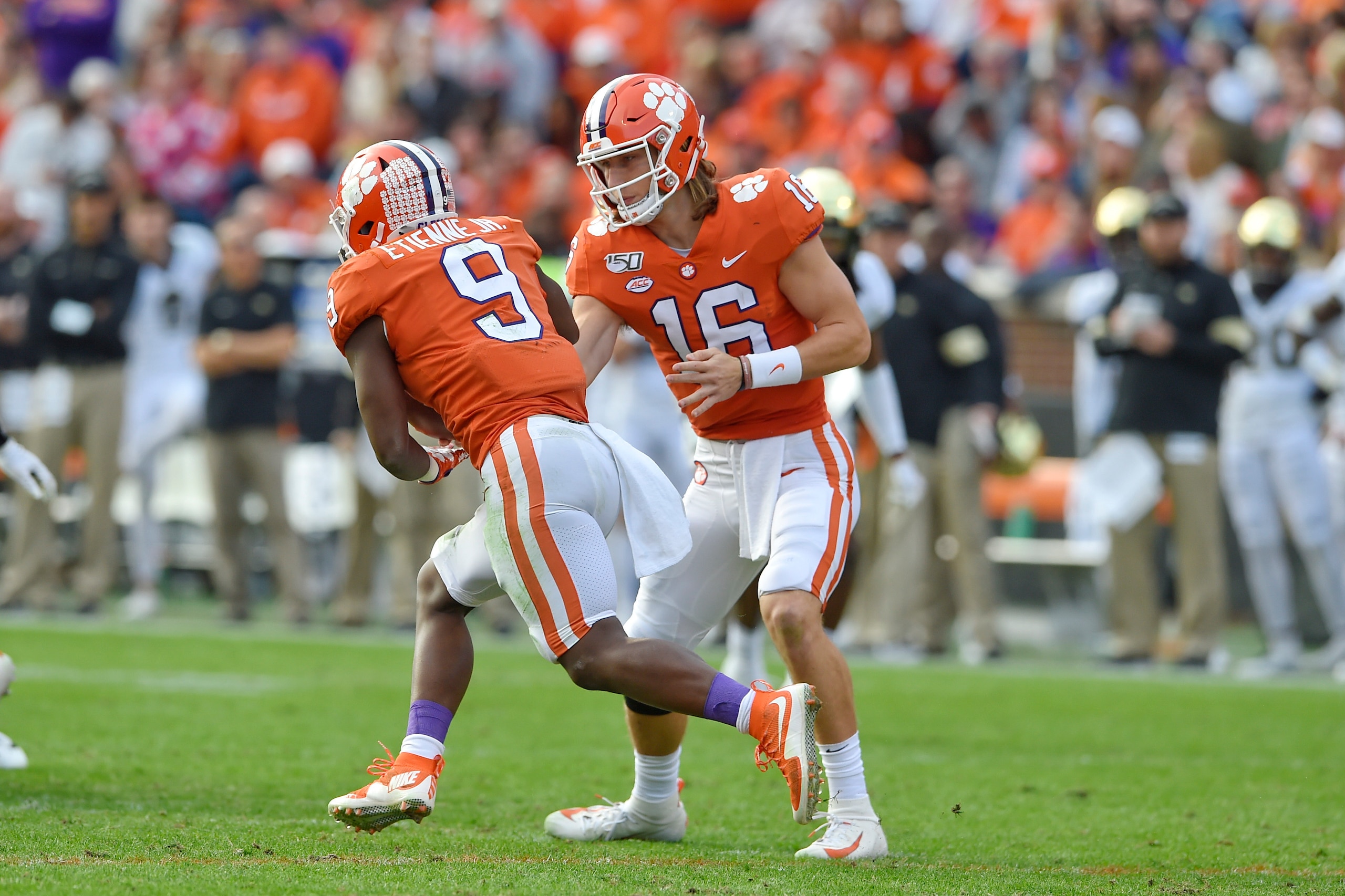 Travis Etienne and Trevor Lawrence
