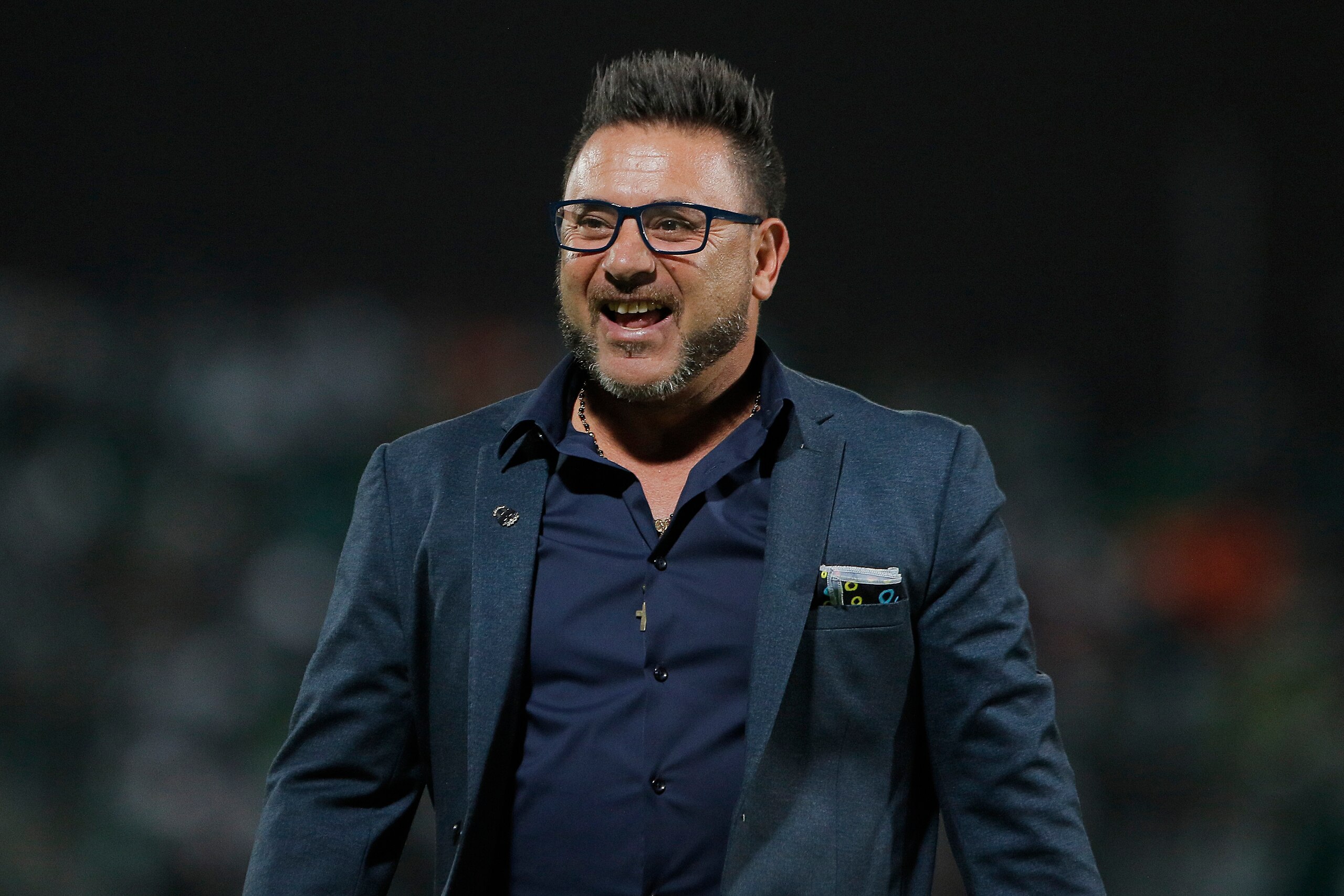 TORREON, MEXICO - DECEMBER 01: Coach of Monterrey Antonio Mohamed celebrates after the quarterfinals second leg match between Santos Laguna and Monterrey as part of the Torneo Apertura 2019 Liga MX at Corona Stadium on December 1, 2019 in Torreon, Mexico.