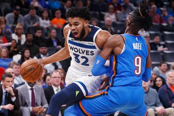 The Timberwolves have made Towns the spoke around which their offense runs, and he has responded with the best assists average of his career this season.