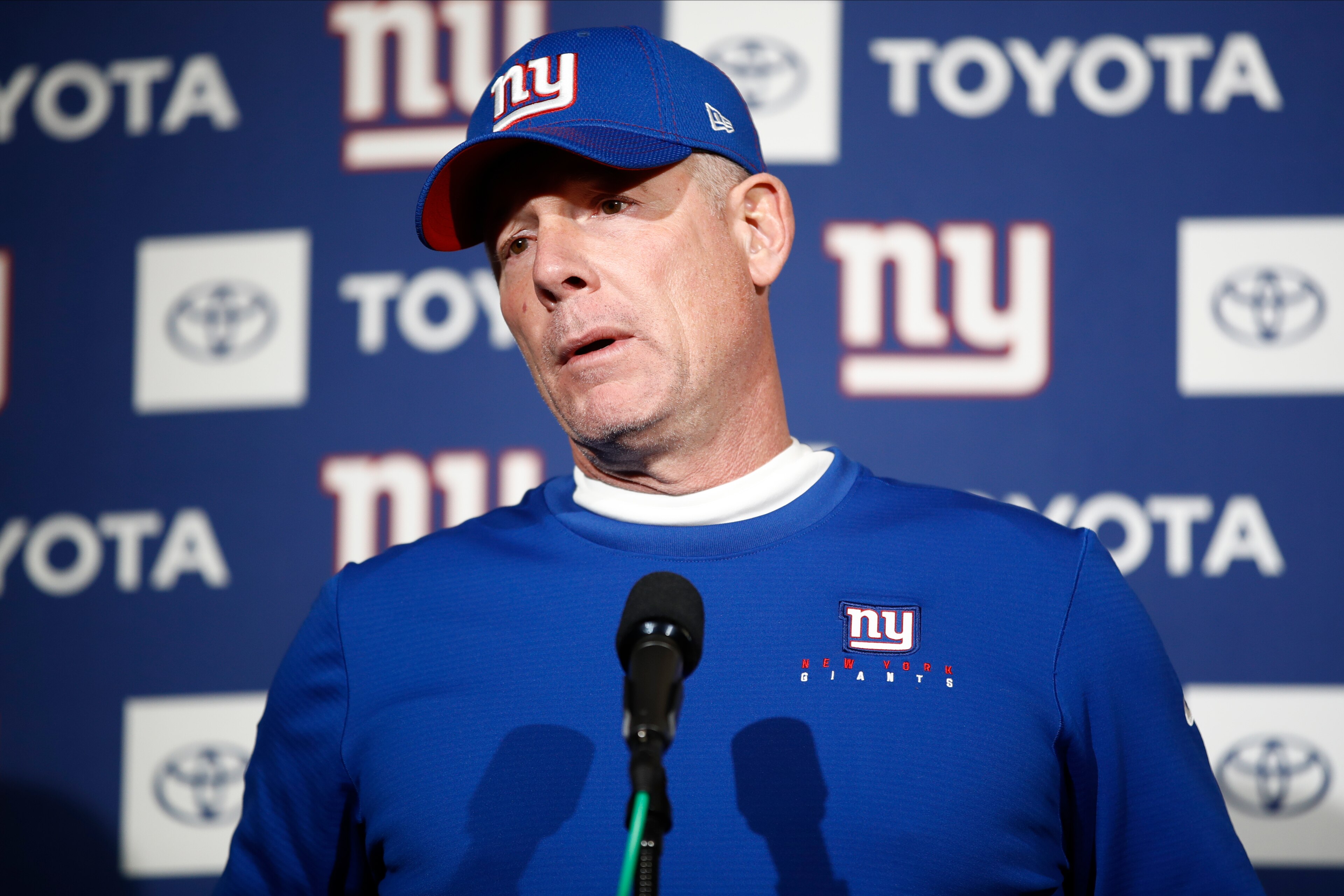 Pat Shurmur's time with the Giants could be coming to a quick end. Pat Shurmur's time with the Giants could be coming to a quick end.
