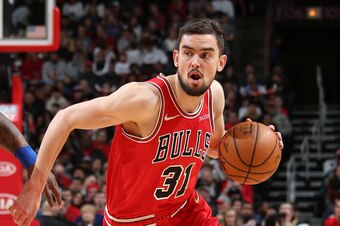 CHICAGO, IL - DECEMBER 30: Tomas Satoransky #31 of the Chicago Bulls handles the ball against the Milwaukee Bucks on December 30, 2019 at the United Center in Chicago, Illinois. NOTE TO USER: User expressly acknowledges and agrees that, by downloading and