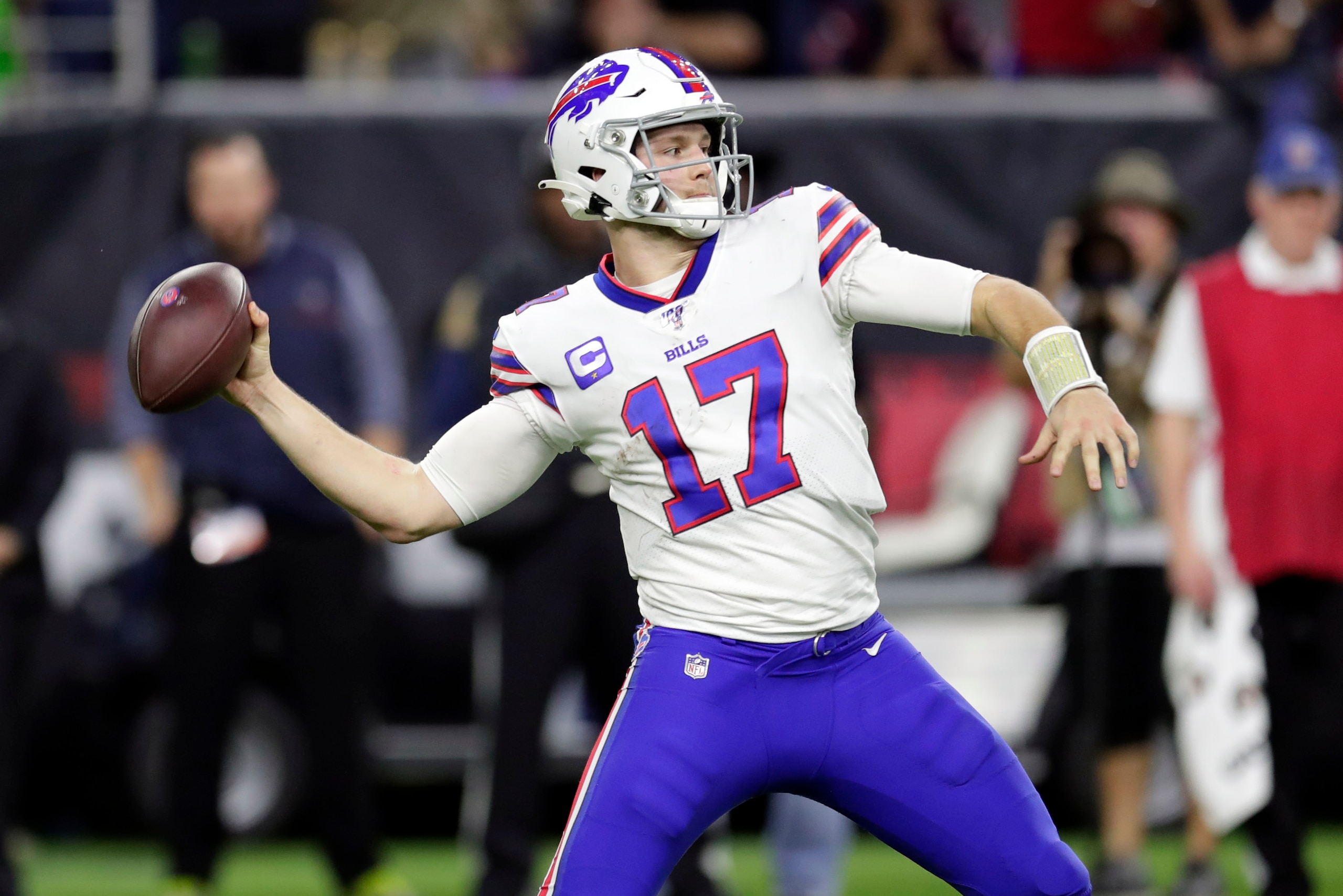 Love's willingness to gamble on big throws is reminiscent of the boom-or-bust approach Josh Allen arrived to the NFL with when he was drafted by Buffalo in 2018. Love's willingness to gamble on big throws is reminiscent of the boom-or-bust approach Josh Allen arrived to the NFL with when he was drafted by Buffalo in 2018.