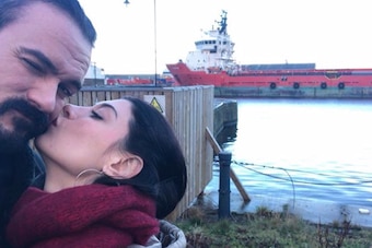 McIntyre with his wife Kaitlyn