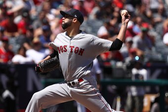 ANAHEIM, CALIFORNIA - SEPTEMBER 01: Pitcher David Price #10 of the Boston Red Sox pitches in the first inning during the MLB game against the Los Angeles Angels at Angel Stadium of Anaheim on September 01, 2019 in Anaheim, California. (Photo by Victor Dec