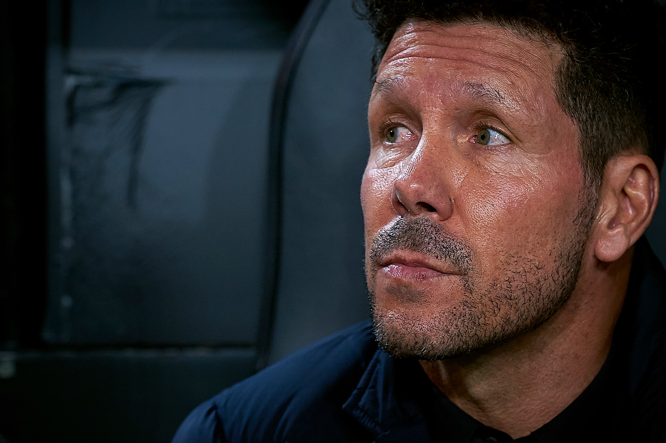 VALENCIA, SPAIN - FEBRUARY 14: Atletico de Madrid manager, Diego Pablo Simeone looks on prior the Liga match between Valencia CF and Club Atletico de Madrid at Estadio Mestalla on February 14, 2020 in Valencia, Spain. (Photo by Pablo Morano/MB Media/Gett VALENCIA, SPAIN - FEBRUARY 14: Atletico de Madrid manager, Diego Pablo Simeone looks on prior the Liga match between Valencia CF and Club Atletico de Madrid at Estadio Mestalla on February 14, 2020 in Valencia, Spain. (Photo by Pablo Morano/MB Media/Gett