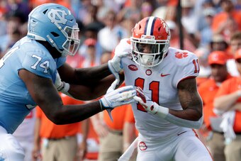 Clemson linebacker Isaiah Simmons had 67 solo tackles and eight sacks last season.