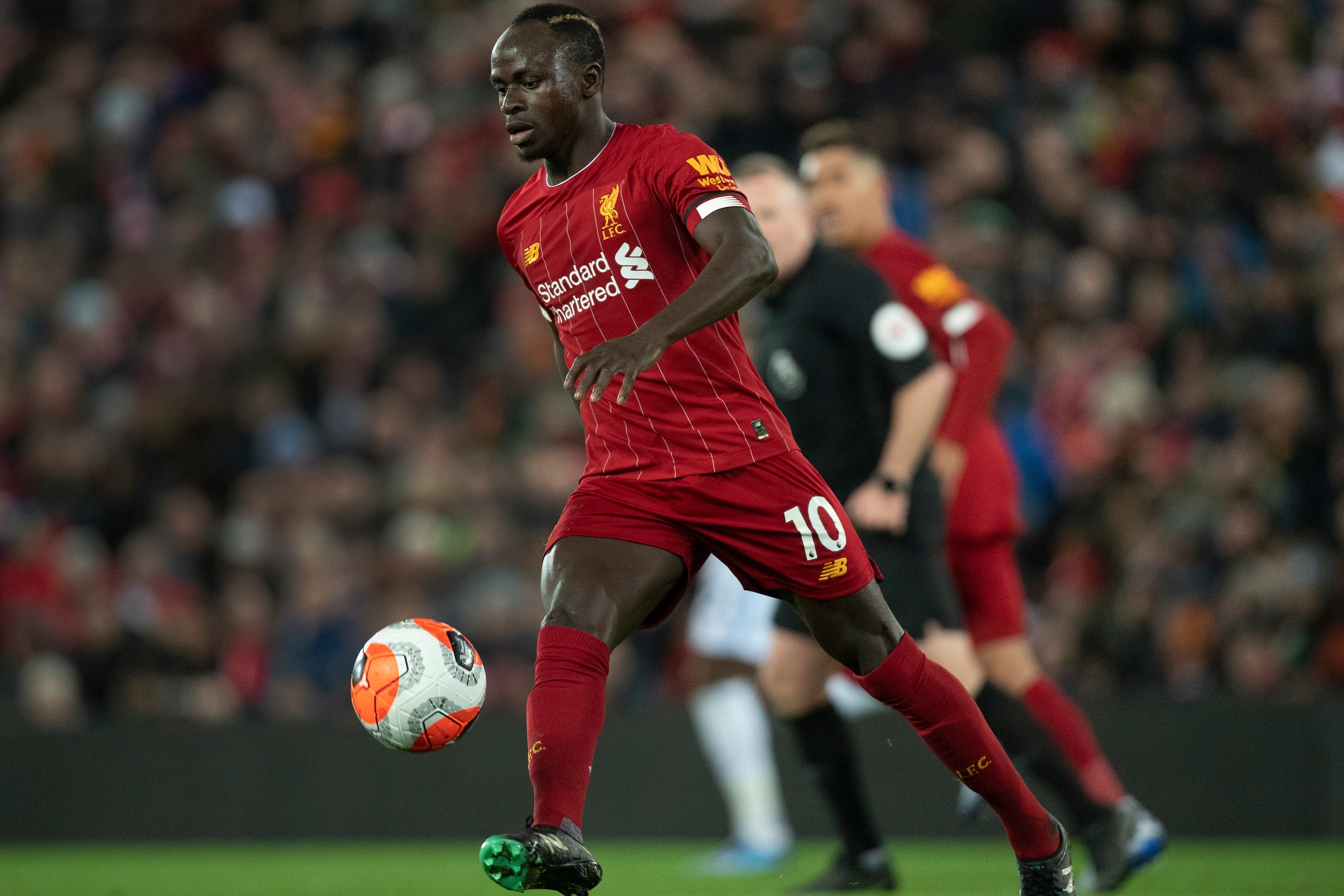 LIVERPOOL, ENGLAND - FEBRUARY 24: Sadio Mane of Liverpool in action during the Premier League match between Liverpool FC and West Ham United at Anfield on February 24, 2020 in Liverpool, United Kingdom. (Photo by Visionhaus) LIVERPOOL, ENGLAND - FEBRUARY 24: Sadio Mane of Liverpool in action during the Premier League match between Liverpool FC and West Ham United at Anfield on February 24, 2020 in Liverpool, United Kingdom. (Photo by Visionhaus)