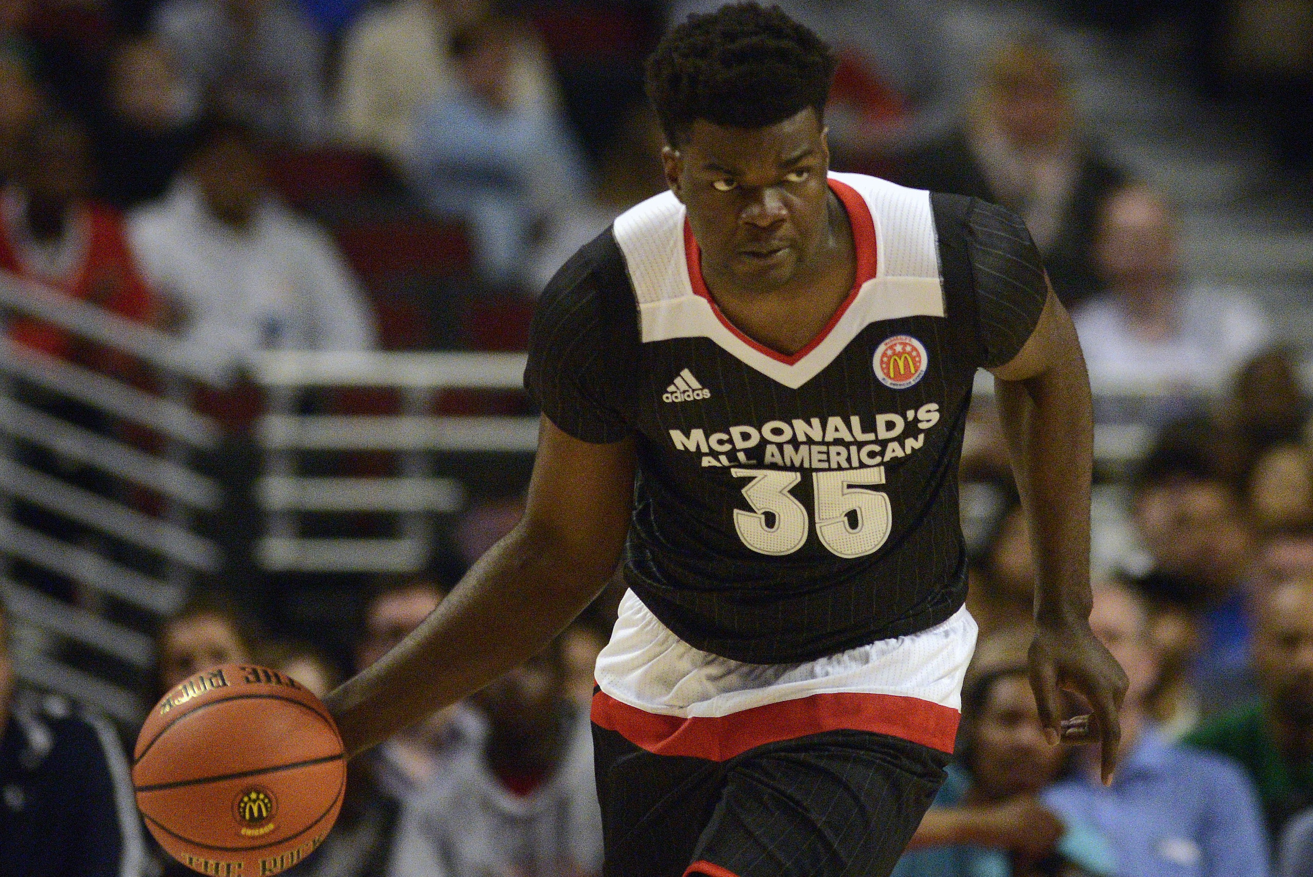 Only four years after he began playing basketball, Udoka Azubuike scored nine points and eight rebounds in 15 minutes in the 2016 McDonald's All-American Game. Only four years after he began playing basketball, Udoka Azubuike scored nine points and eight rebounds in 15 minutes in the 2016 McDonald's All-American Game.