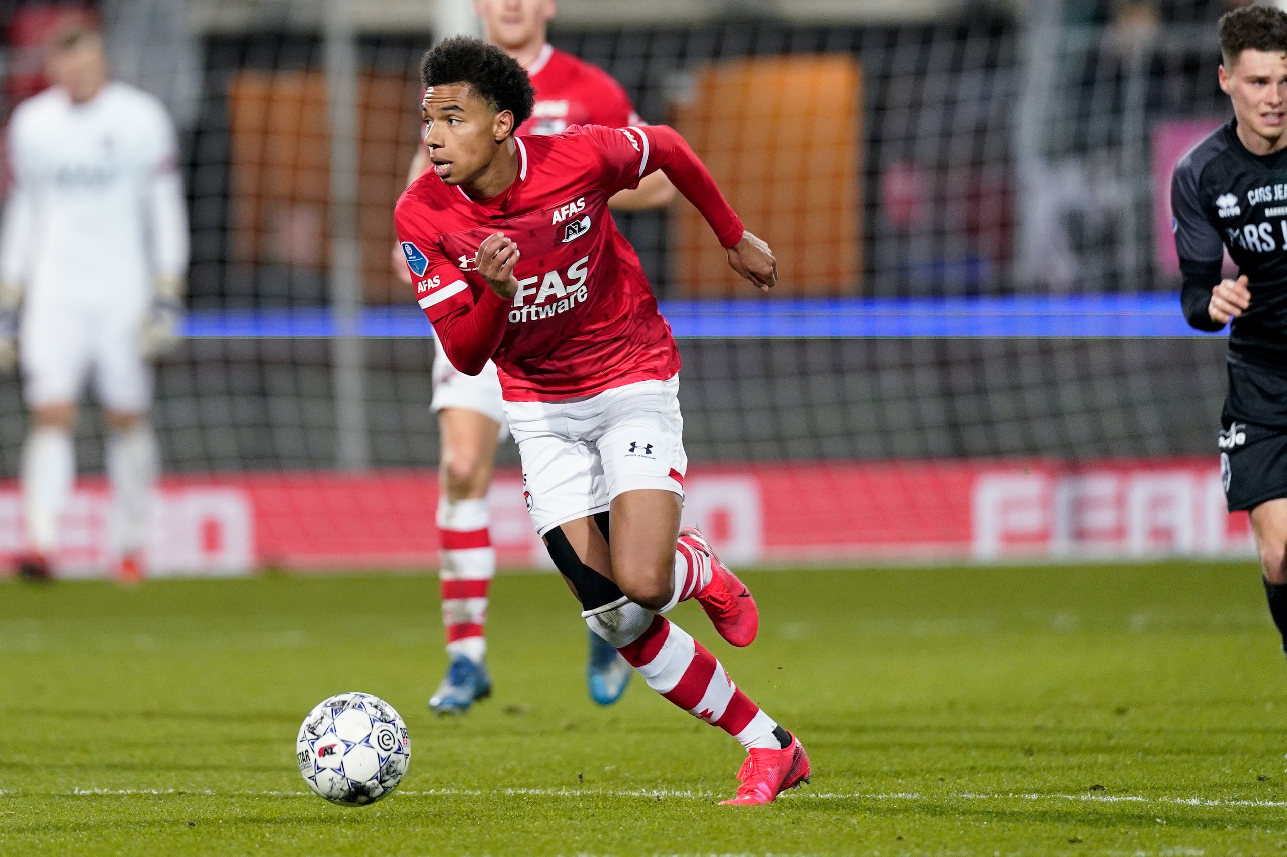 ALKMAAR, NETHERLANDS - MARCH 7: Calvin Stengs of AZ Alkmaar during the Dutch Eredivisie match between AZ Alkmaar v ADO Den Haag at the AFAS Stadium on March 7, 2020 in Alkmaar Netherlands (Photo by Ed van de Pol/Soccrates/ ALKMAAR, NETHERLANDS - MARCH 7: Calvin Stengs of AZ Alkmaar during the Dutch Eredivisie match between AZ Alkmaar v ADO Den Haag at the AFAS Stadium on March 7, 2020 in Alkmaar Netherlands (Photo by Ed van de Pol/Soccrates/