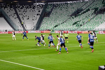 Juventus vs. Inter on Sunday was played without a crowd.