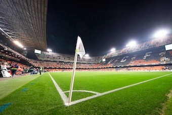 VALENCIA, SPAIN - FEBRUARY 14: General view inside the stadium prior to the La Liga match between Valencia CF and Club Atletico de Madrid at Estadio Mestalla on February 14, 2020 in Valencia, Spain. (Photo by Mateo Villalba/Quality Sport Images/Getty Imag
