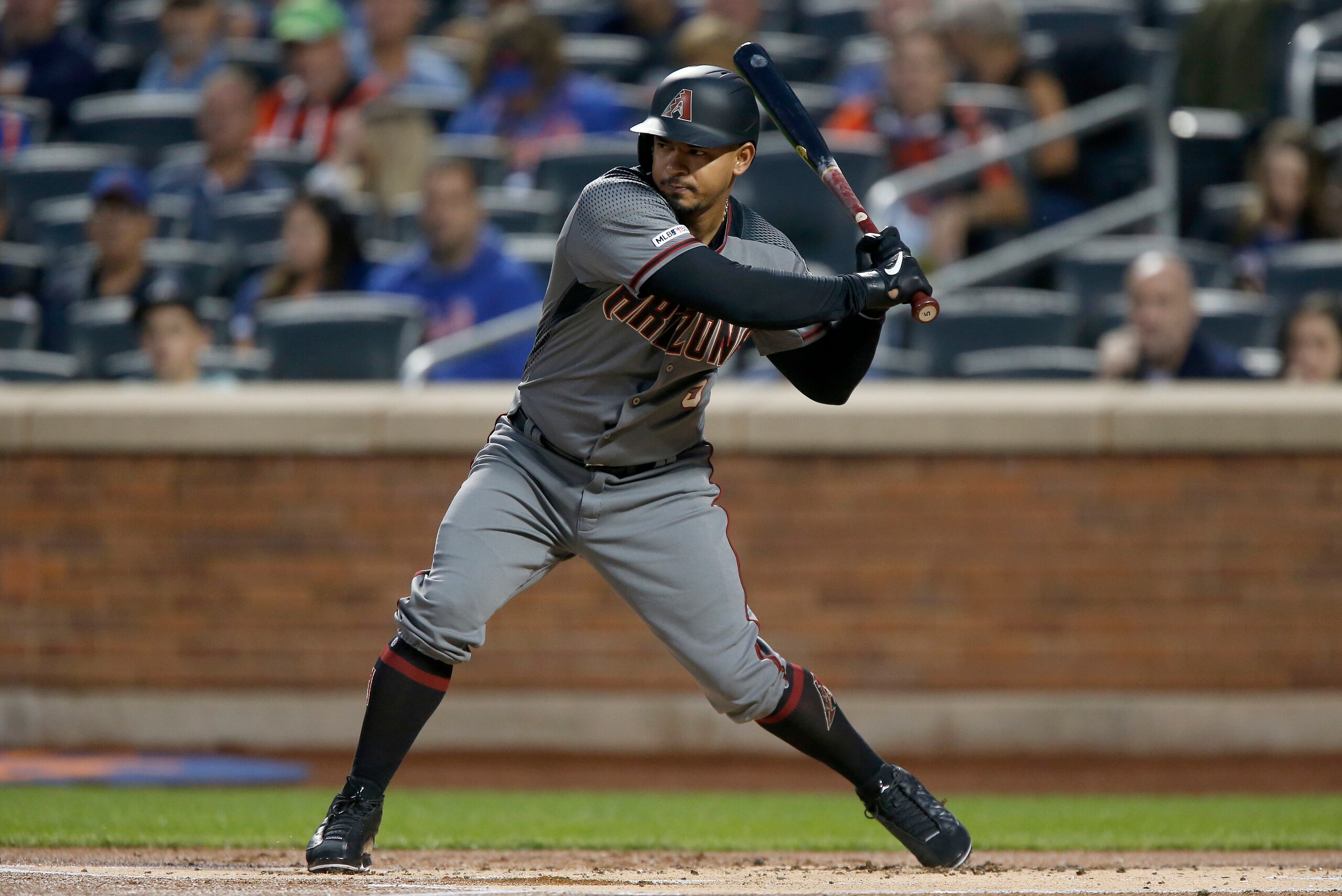 NEW YORK, NEW YORK - SEPTEMBER 09: Eduardo Escobar #5 of the Arizona Diamondbacks in action against the New York Mets at Citi Field on September 09, 2019 in New York City. The Mets defeated the Diamondbacks 3-1. (Photo by Jim McIsaac/Getty Images) NEW YORK, NEW YORK - SEPTEMBER 09: Eduardo Escobar #5 of the Arizona Diamondbacks in action against the New York Mets at Citi Field on September 09, 2019 in New York City. The Mets defeated the Diamondbacks 3-1. (Photo by Jim McIsaac/Getty Images)