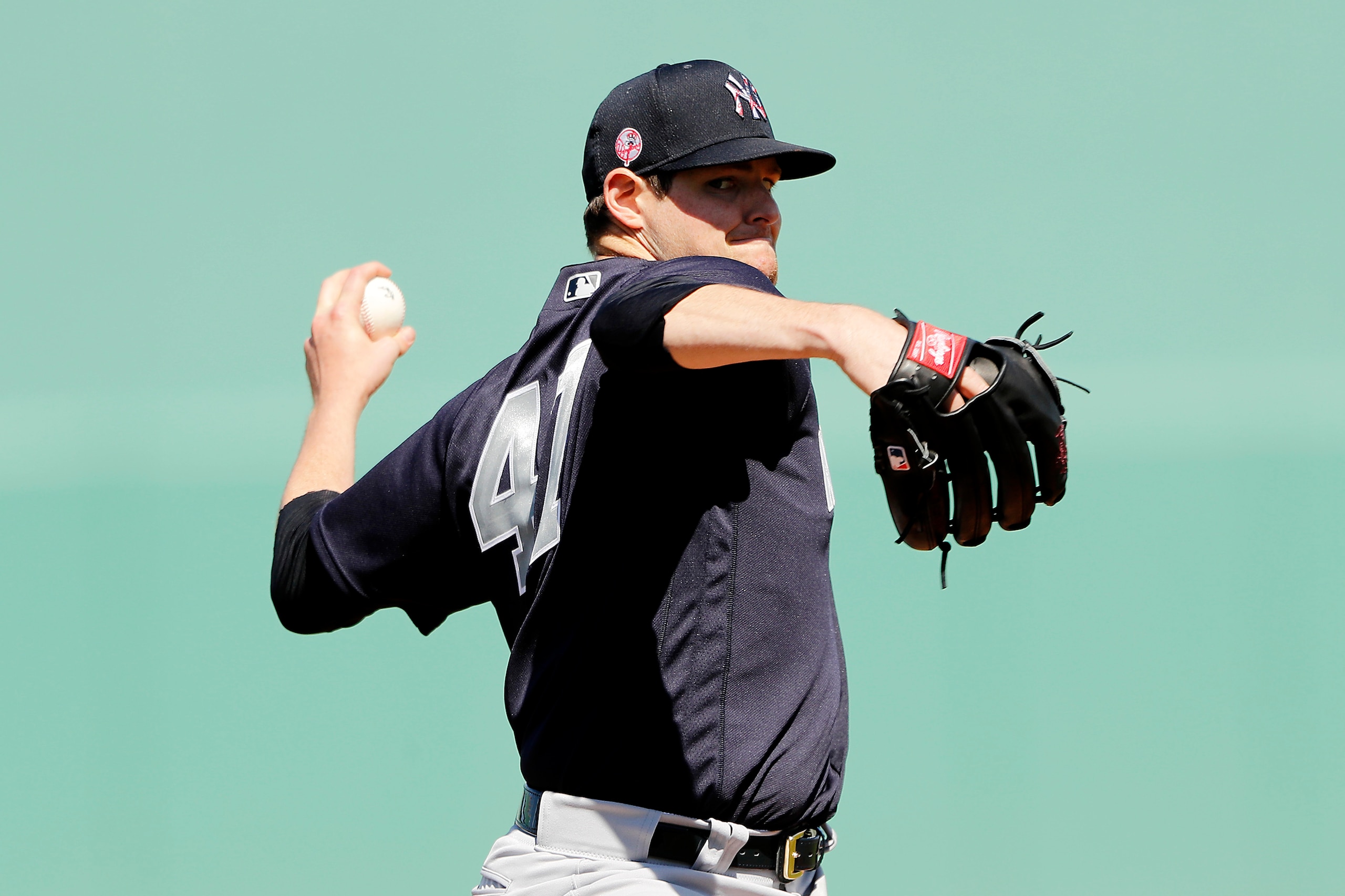 FORT MYERS, FLORIDA - FEBRUARY 29: Jordan Montgomery #47 of the New York Yankees delivers a pitch against the Boston Red Sox during a Grapefruit League spring training game at JetBlue Park at Fenway South on February 29, 2020 in Fort Myers, Florida. (Pho FORT MYERS, FLORIDA - FEBRUARY 29: Jordan Montgomery #47 of the New York Yankees delivers a pitch against the Boston Red Sox during a Grapefruit League spring training game at JetBlue Park at Fenway South on February 29, 2020 in Fort Myers, Florida. (Pho