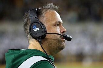 Matt Rhule's arrival likely means the Panthers won't be looking to win big right away, but with Teddy Bridgewater at quarterback, they likely won't struggle enough to be in position to draft Trevor Lawrence.