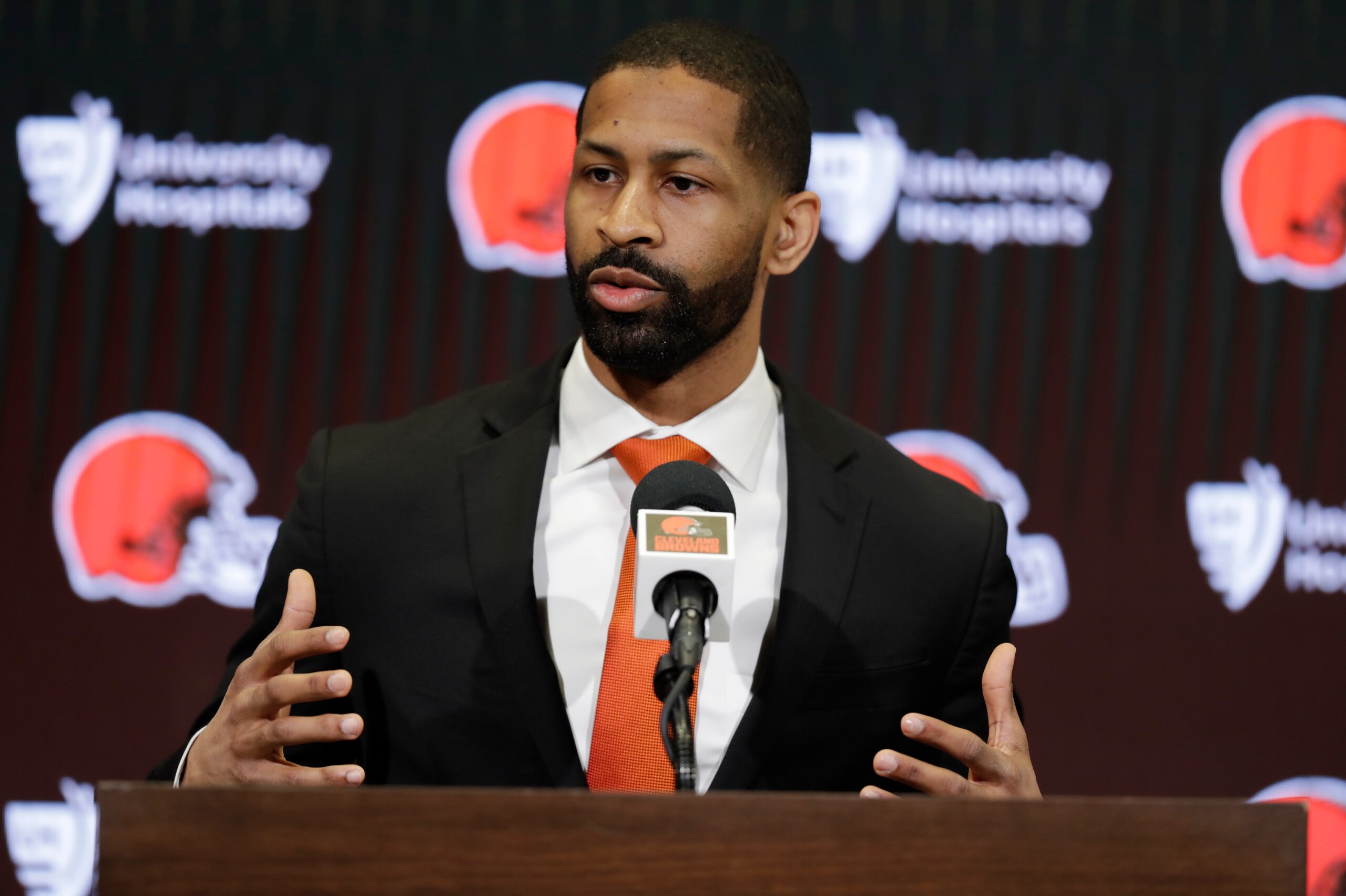 Cleveland Browns general manager Andrew Berry