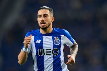 PORTO, PORTUGAL - MARCH 07: Alex Telles of FC Porto looks on during the Liga Nos match between FC Porto and Rio Ave FC at Estadio do Dragao on March 07, 2020 in Porto, Portugal. (Photo by Jose Manuel Alvarez/Quality Sport Images/Getty Images)
