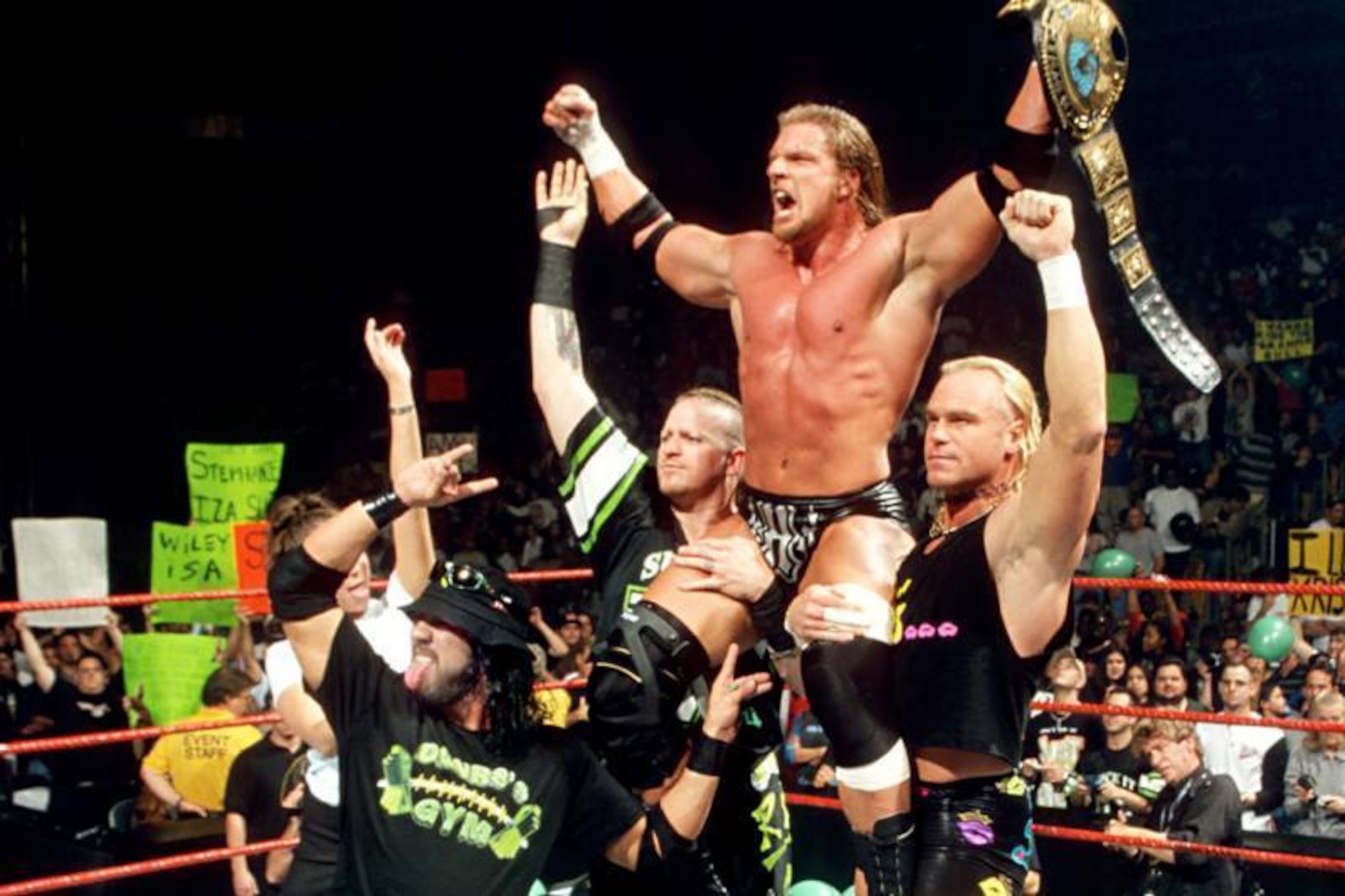 Triple H's time as HBK's understudy prepared him for a lead role.