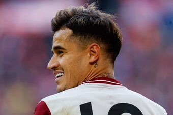 MUNICH, GERMANY - MARCH 08: (BILD ZEITUNG OUT) Philippe Coutinho of Bayern Muenchen looks on during the Bundesliga match between FC Bayern Muenchen and FC Augsburg at Allianz Arena on March 8, 2020 in Munich, Germany. (Photo by Roland Krivec/DeFodi Images