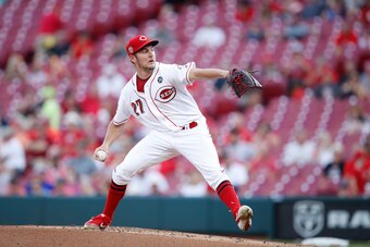 CINCINNATI, OH - AUGUST 19: Trevor Bauer #27 of the Cincinnati Reds pitches during a game against the San Diego Padres at Great American Ball Park on August 19, 2019 in Cincinnati, Ohio. The Padres defeated the Reds 3-2. (Photo by Joe Robbins/Getty Images