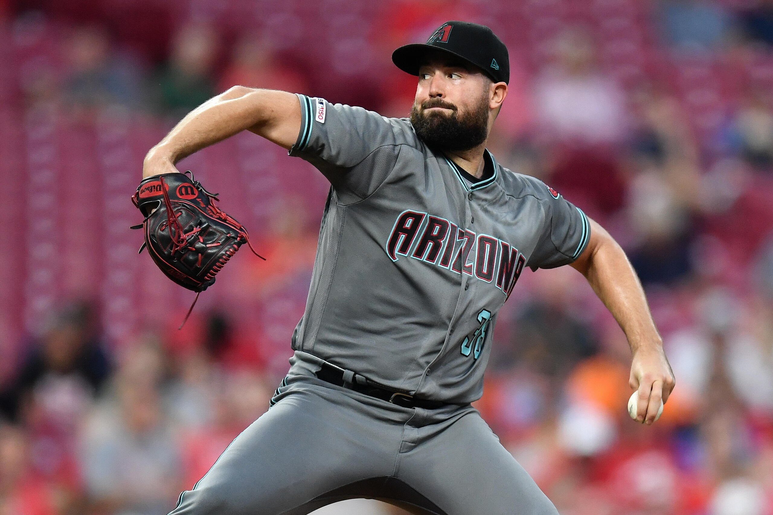 CINCINNATI, OH - SEPTEMBER 6: Robbie Ray #38 of the Arizona Diamondbacks pitches in the second inning against the Cincinnati Reds at Great American Ball Park on September 6, 2019 in Cincinnati, Ohio. (Photo by Jamie Sabau/Getty Images) CINCINNATI, OH - SEPTEMBER 6: Robbie Ray #38 of the Arizona Diamondbacks pitches in the second inning against the Cincinnati Reds at Great American Ball Park on September 6, 2019 in Cincinnati, Ohio. (Photo by Jamie Sabau/Getty Images)