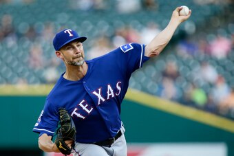 DETROIT, MI - JUNE 26:  Mike Minor #23 of the Texas Rangers pitches against the Detroit Tigers during the second inning at Comerica Park on June 26, 2019 in Detroit, Michigan. (Photo by Duane Burleson/Getty Images)