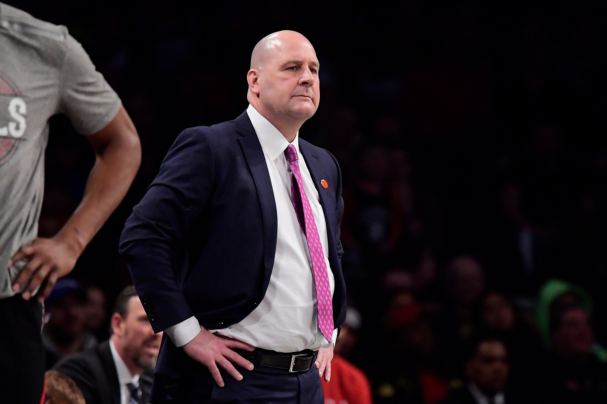 NEW YORK, NEW YORK - MARCH 08: Head coach Jim Boylen of the Chicago Bulls looks on against the Brooklyn Nets in the first half at Barclays Center on March 08, 2020 in New York City. NOTE TO USER: User expressly acknowledges and agrees that, by downloadin NEW YORK, NEW YORK - MARCH 08: Head coach Jim Boylen of the Chicago Bulls looks on against the Brooklyn Nets in the first half at Barclays Center on March 08, 2020 in New York City. NOTE TO USER: User expressly acknowledges and agrees that, by downloadin
