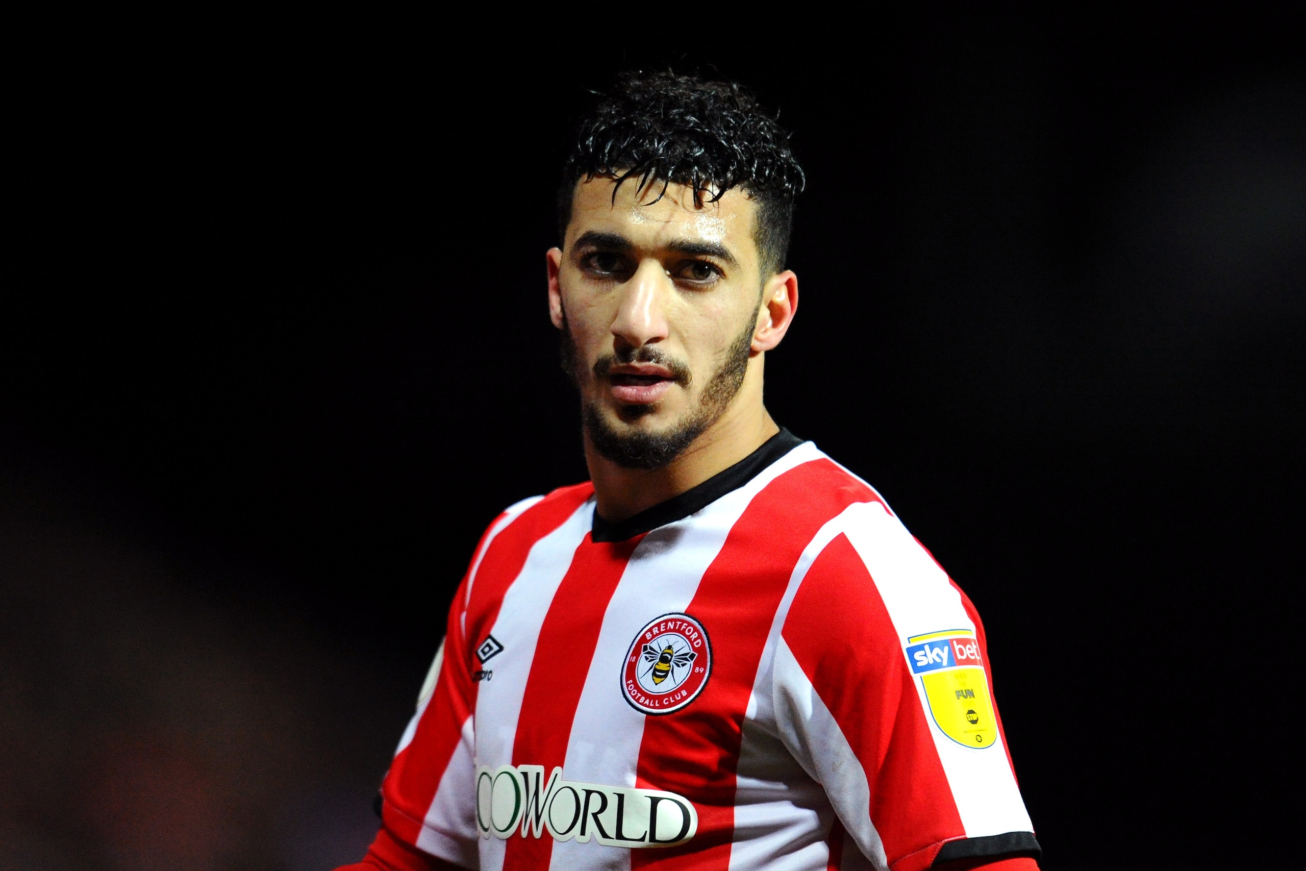 BRENTFORD, ENGLAND - JANUARY 28: Said Benrahma of Brentford looks on during the Sky Bet Championship match between Brentford FC and Nottingham Forest at Griffin Park on January 28, 2020 in Brentford, England. (Photo by Alex Burstow/Getty Images)