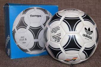 An Adidas Tango 1988 ball that makes up part of Gavin Boyd's collection.