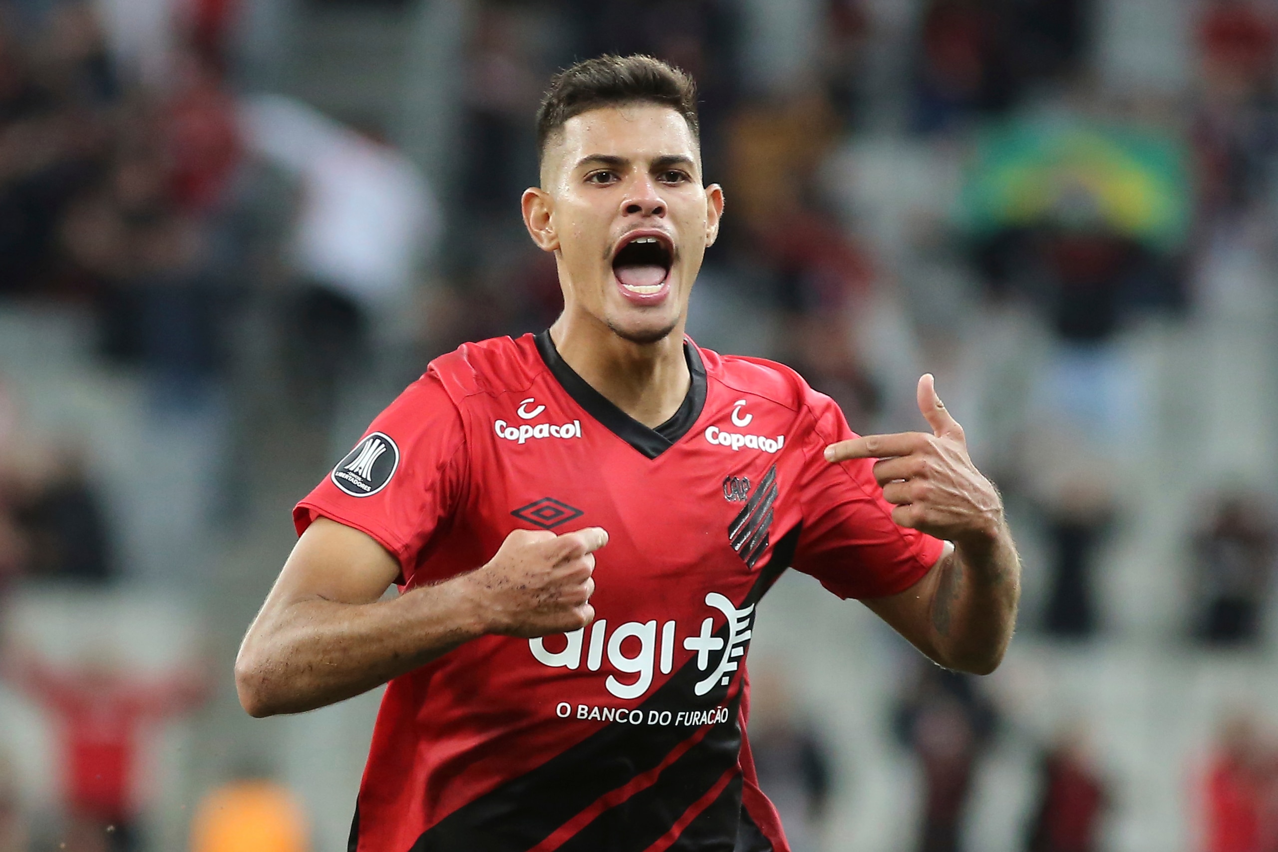 Guimaraes during his Athletico Paranaense days