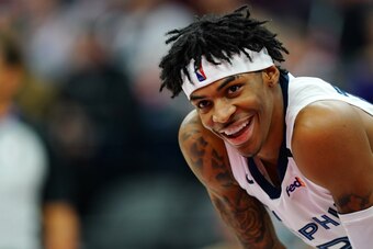 SACRAMENTO, CALIFORNIA - FEBRUARY 20: Ja Morant #12 of the Memphis Grizzlies lines up for a Sacramento Kings free throw during the second half at Golden 1 Center on February 20, 2020 in Sacramento, California. NOTE TO USER: User expressly acknowledges and