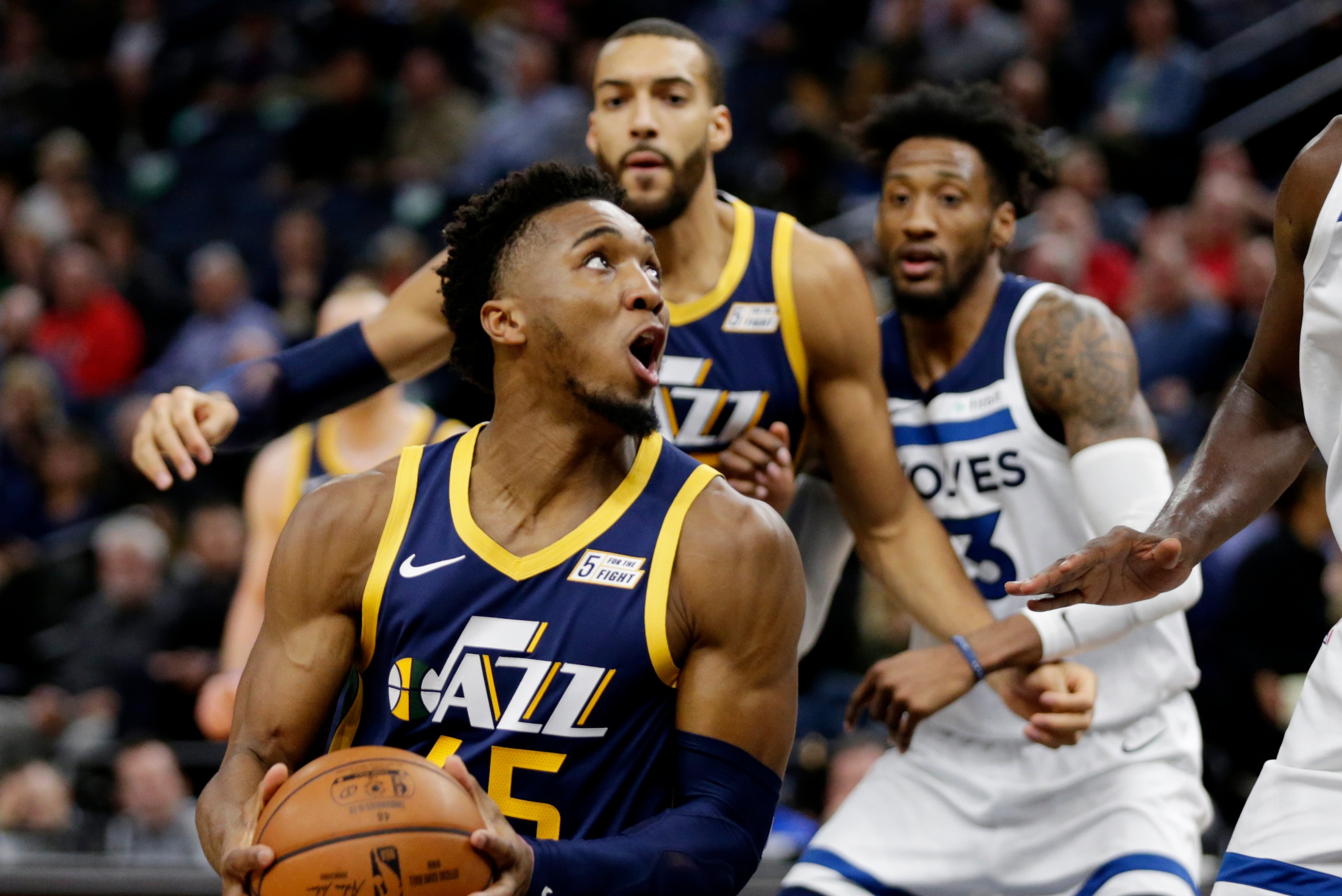 The rise of Donovan Mitchell as the Jazz's leader has not gone over smoothly with the team's defensive star, Rudy Gobert.