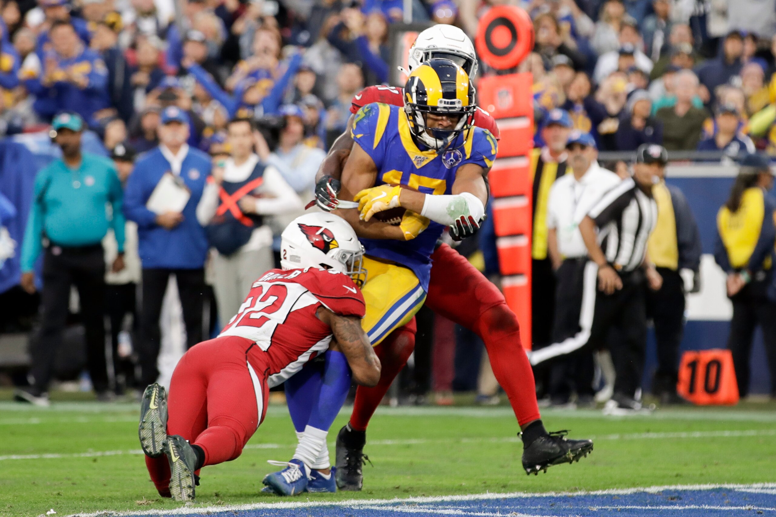 Woods could turn into 2020's greatest fantasy value pick if he reaches the end zone more often.