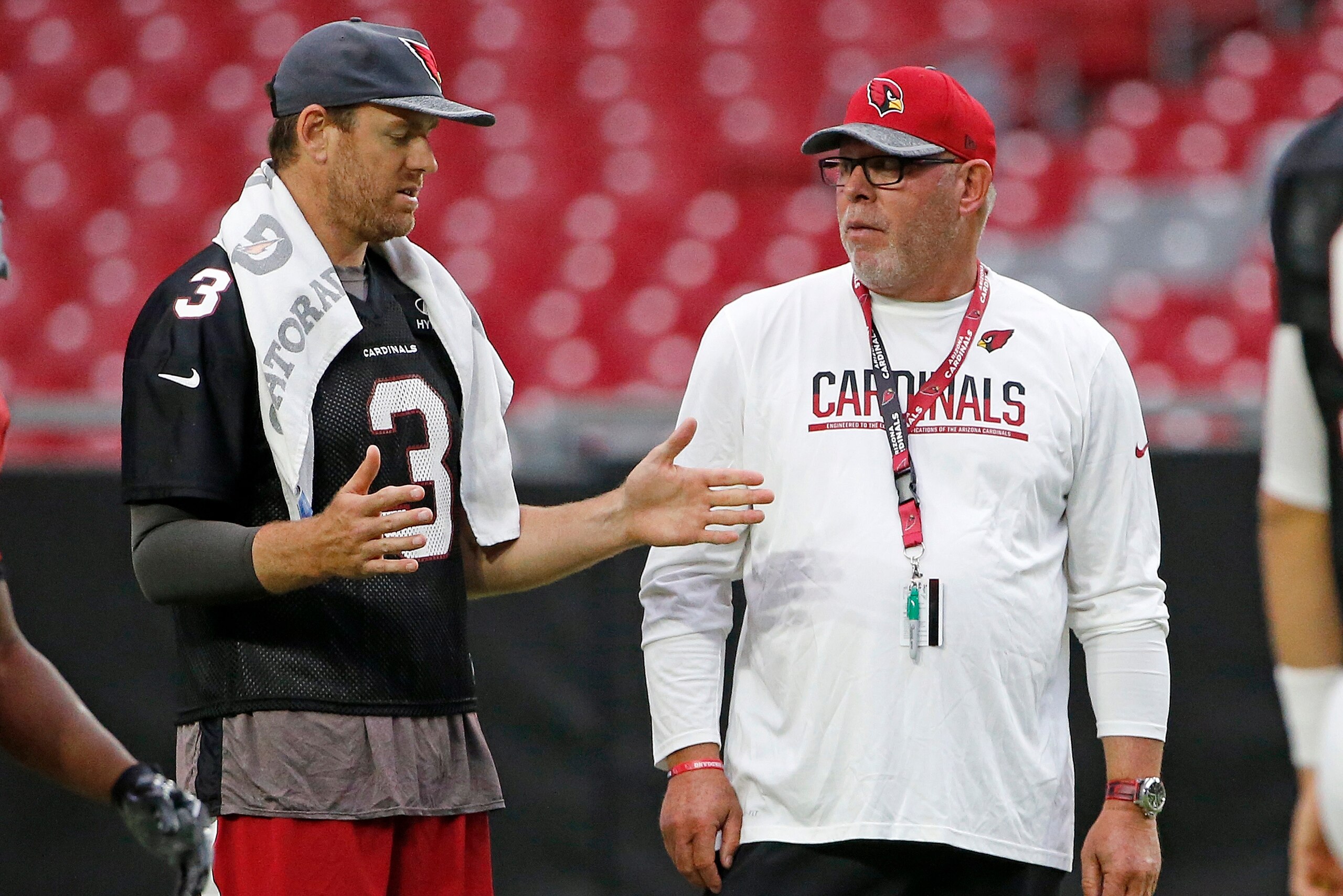 Carson Palmer would often get into arguments with Bruce Arians over defensive coverages before they quickly realized they were talking about the same schemes but using different terminology.