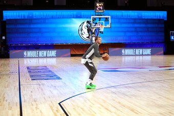 The lack of fans at games in the bubble creates an atmosphere that is oddly quiet for most players.