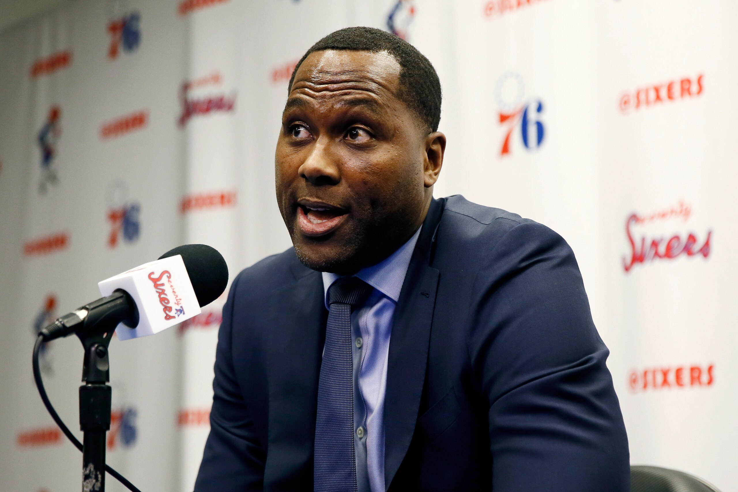 Sixers GM Elton Brand's decisions to bring in Al Horford and Tobias Harris haven't worked out as expected.