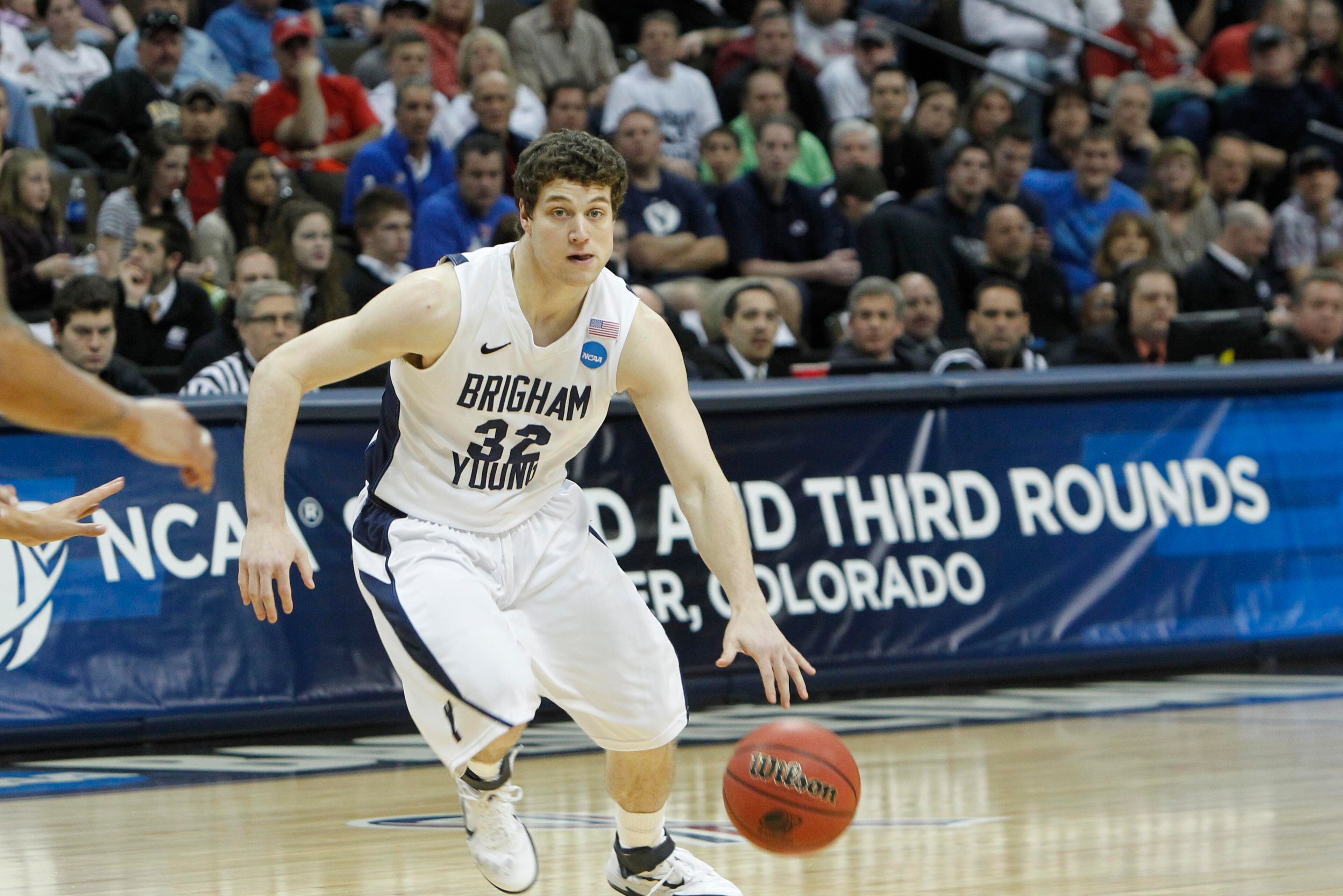 Jimmer Fredette at BYU. Jimmer Fredette at BYU.