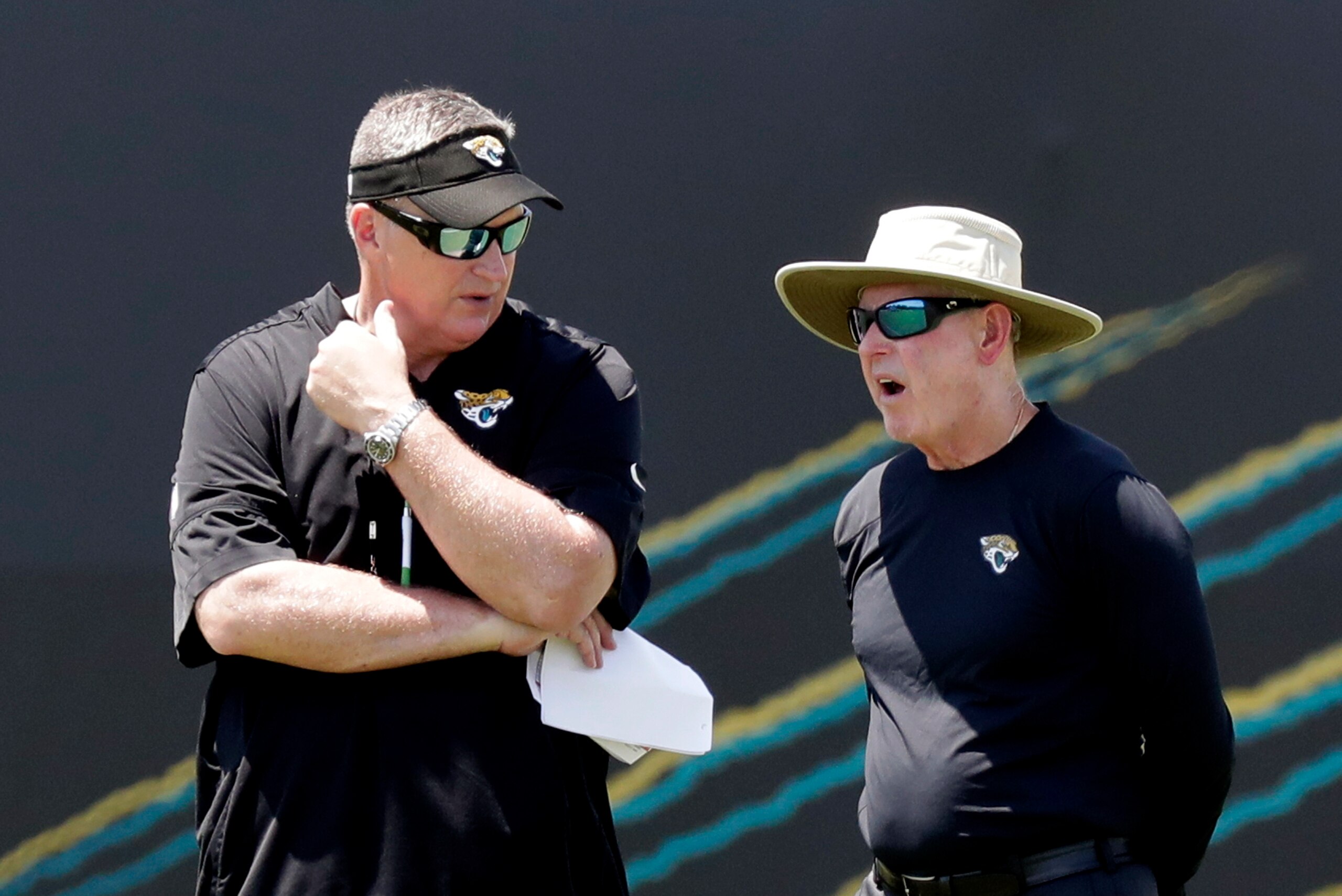 Doug Marrone and Tom Coughlin