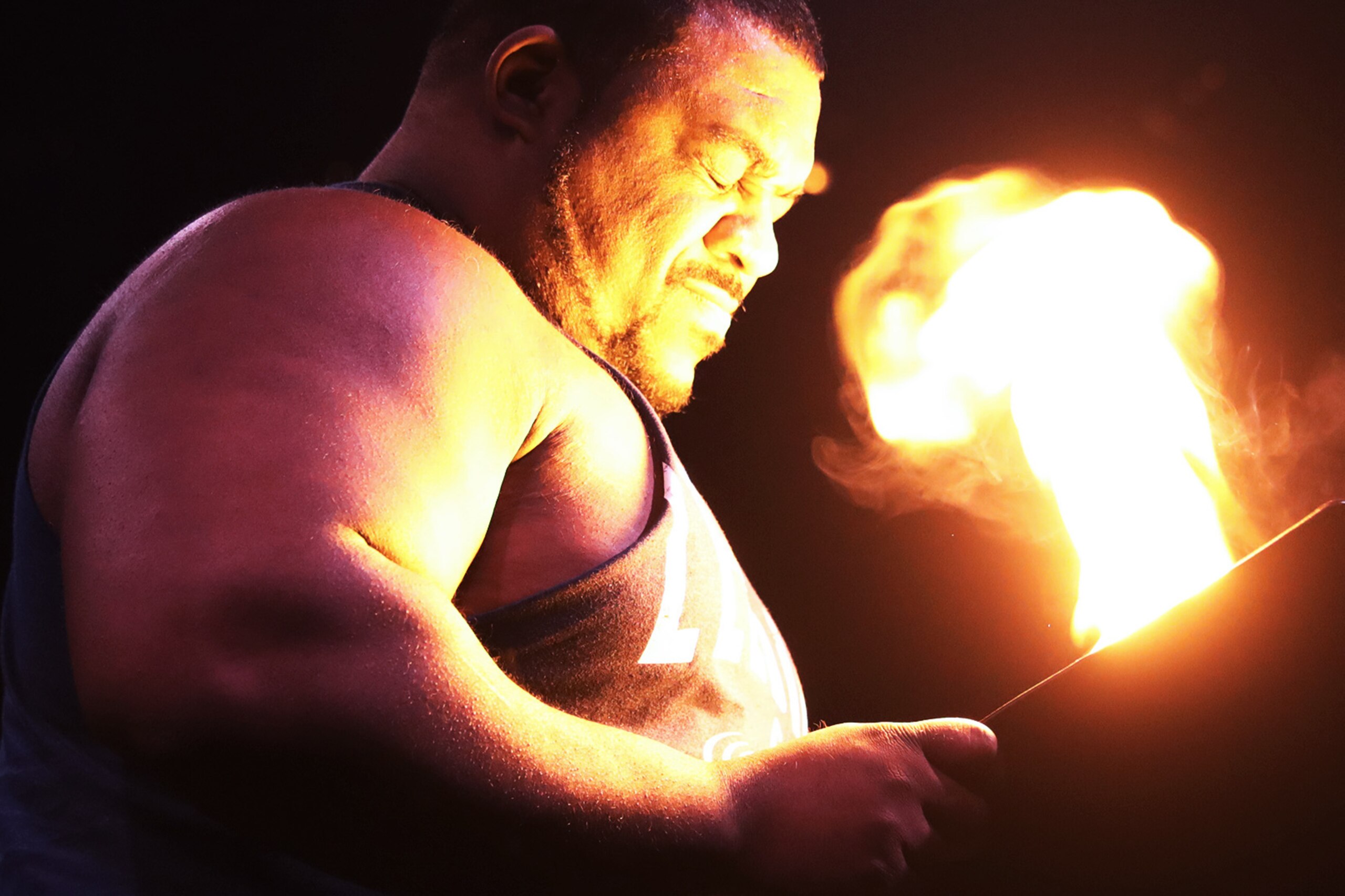 When we say Keith Lee's been on fire, we don't mean to take it literally! When we say Keith Lee's been on fire, we don't mean to take it literally!
