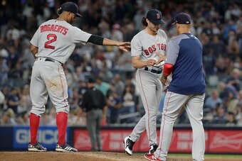 Joe Kelly was a huge piece of a Boston bullpen that helped the Red Sox beat the Dodgers in five games for the World Series title in 2018.