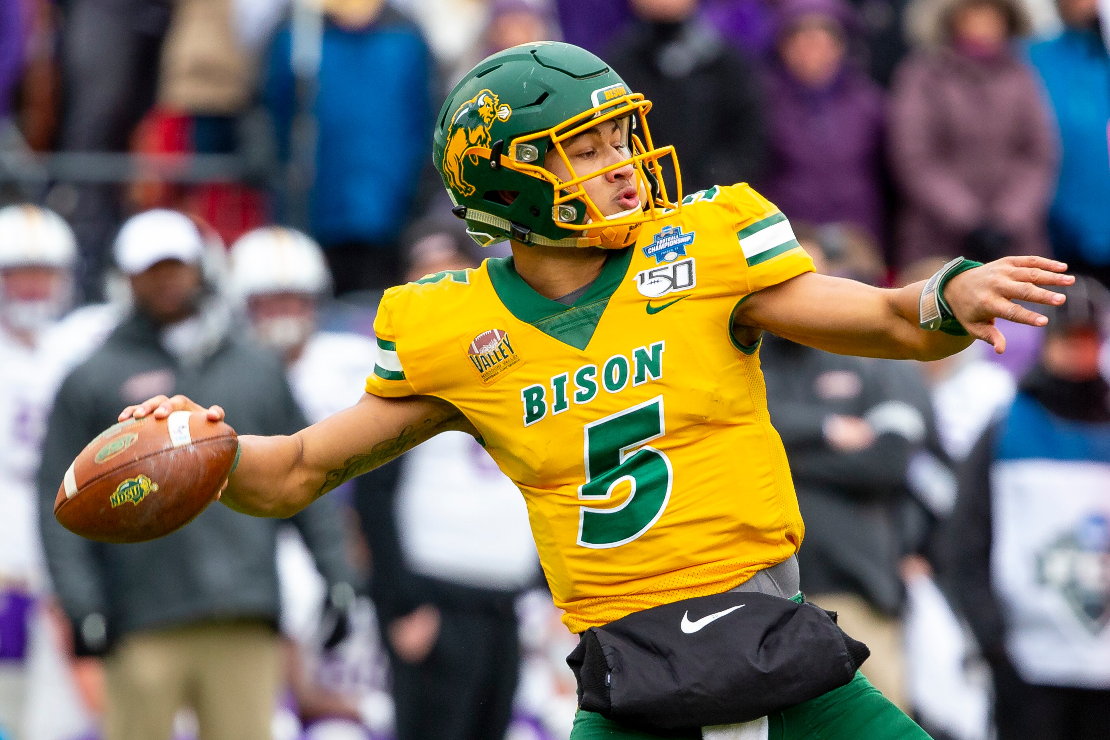 Trey Lance of North Dakota State is not playing in 2020, as his program postponed the season. Trey Lance of North Dakota State is not playing in 2020, as his program postponed the season.