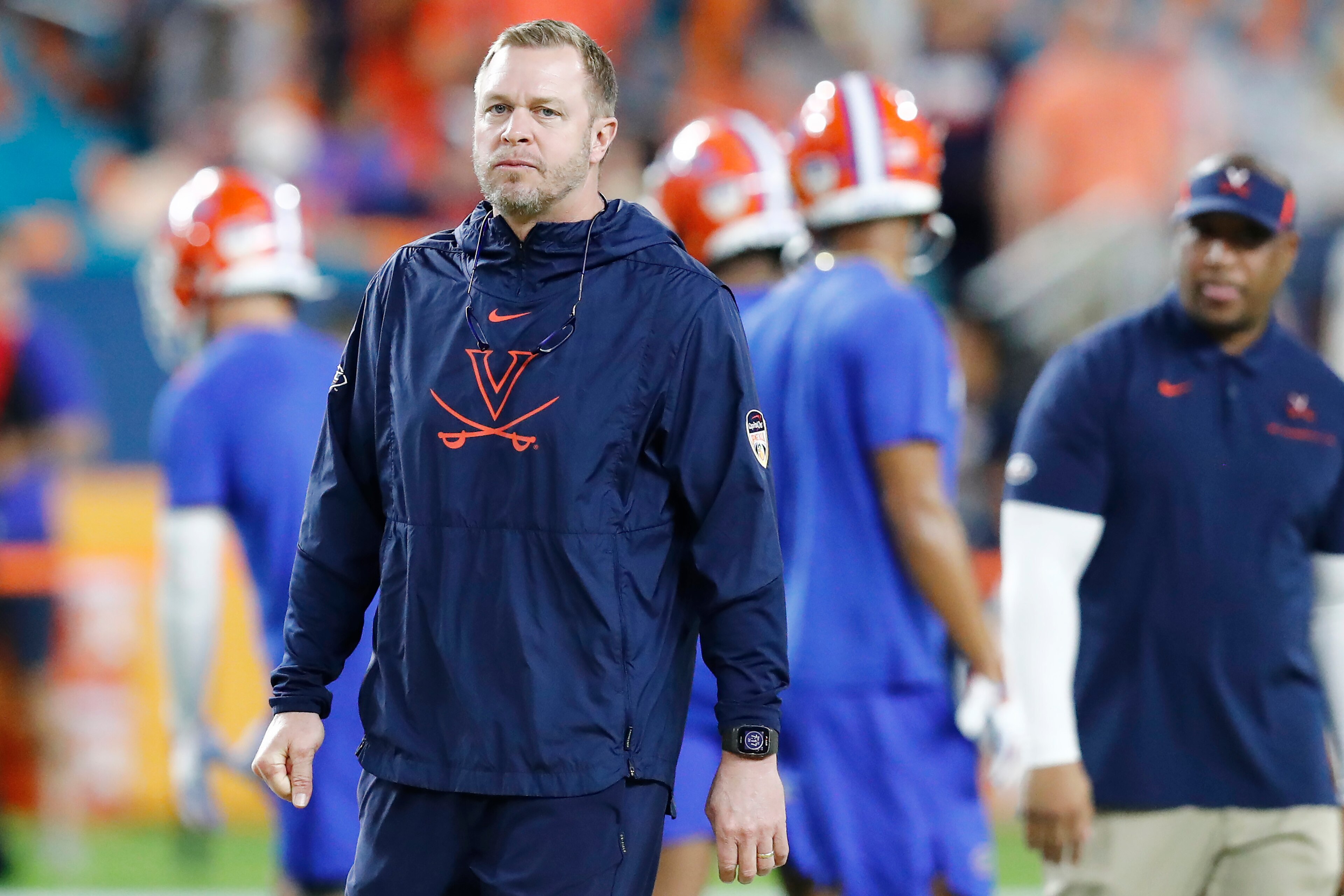 Virginia coach Bronco Mendenhall
