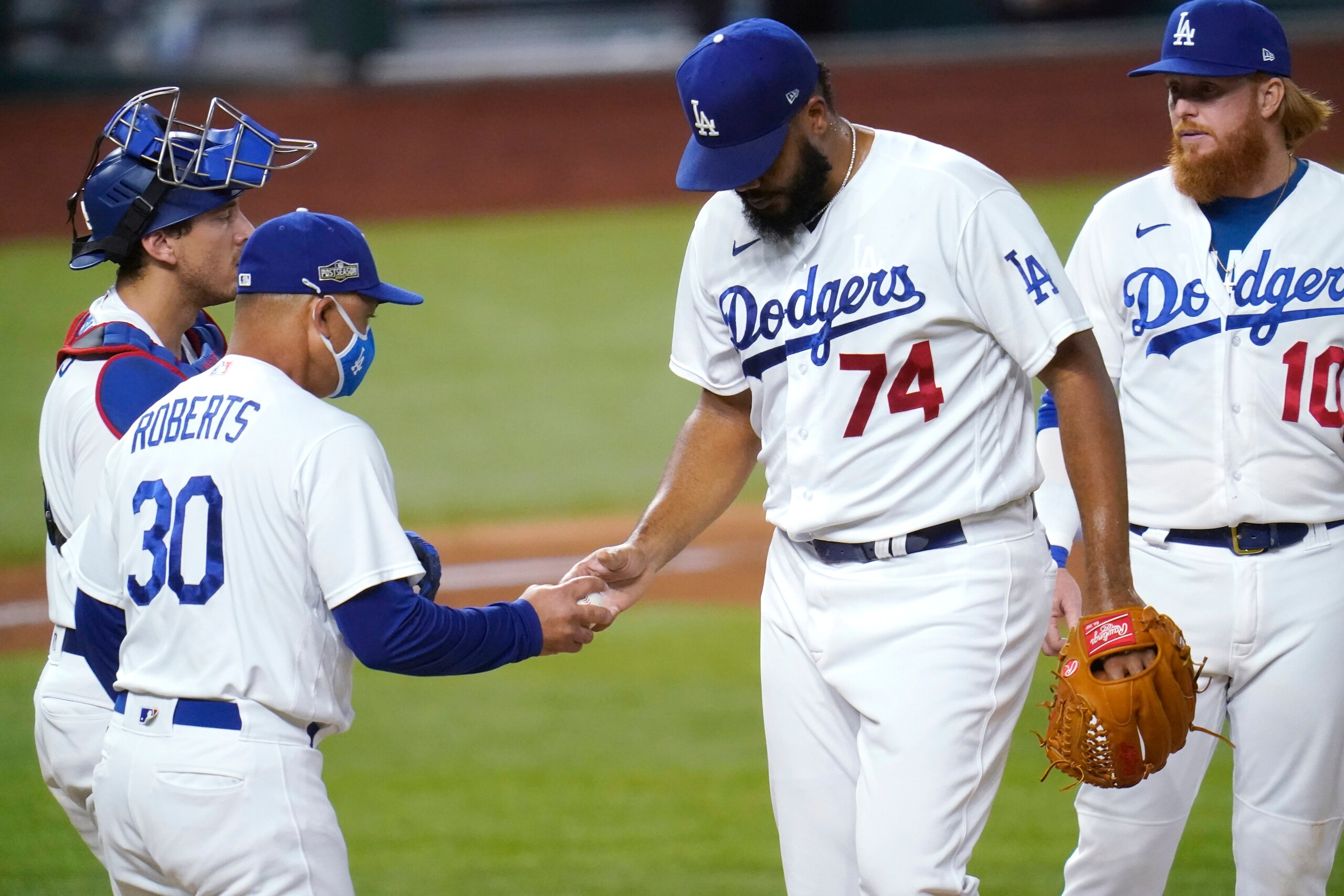 Kenley Jansen nearly blew a three-run lead in the NLDS.