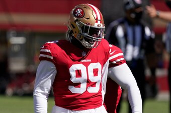 San Francisco 49ers defensive tackle Javon Kinlaw