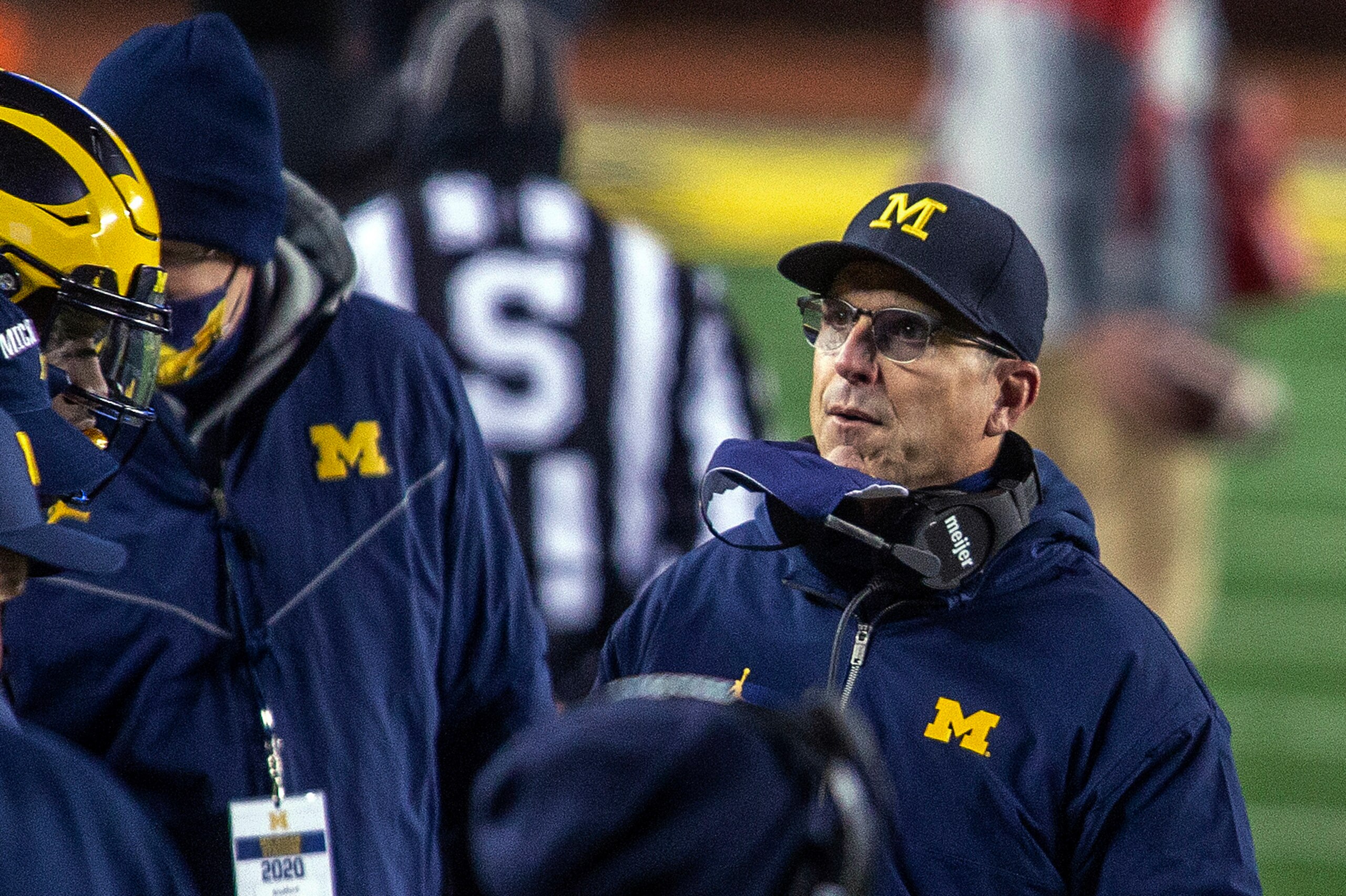 Michigan head coach Jim Harbaugh