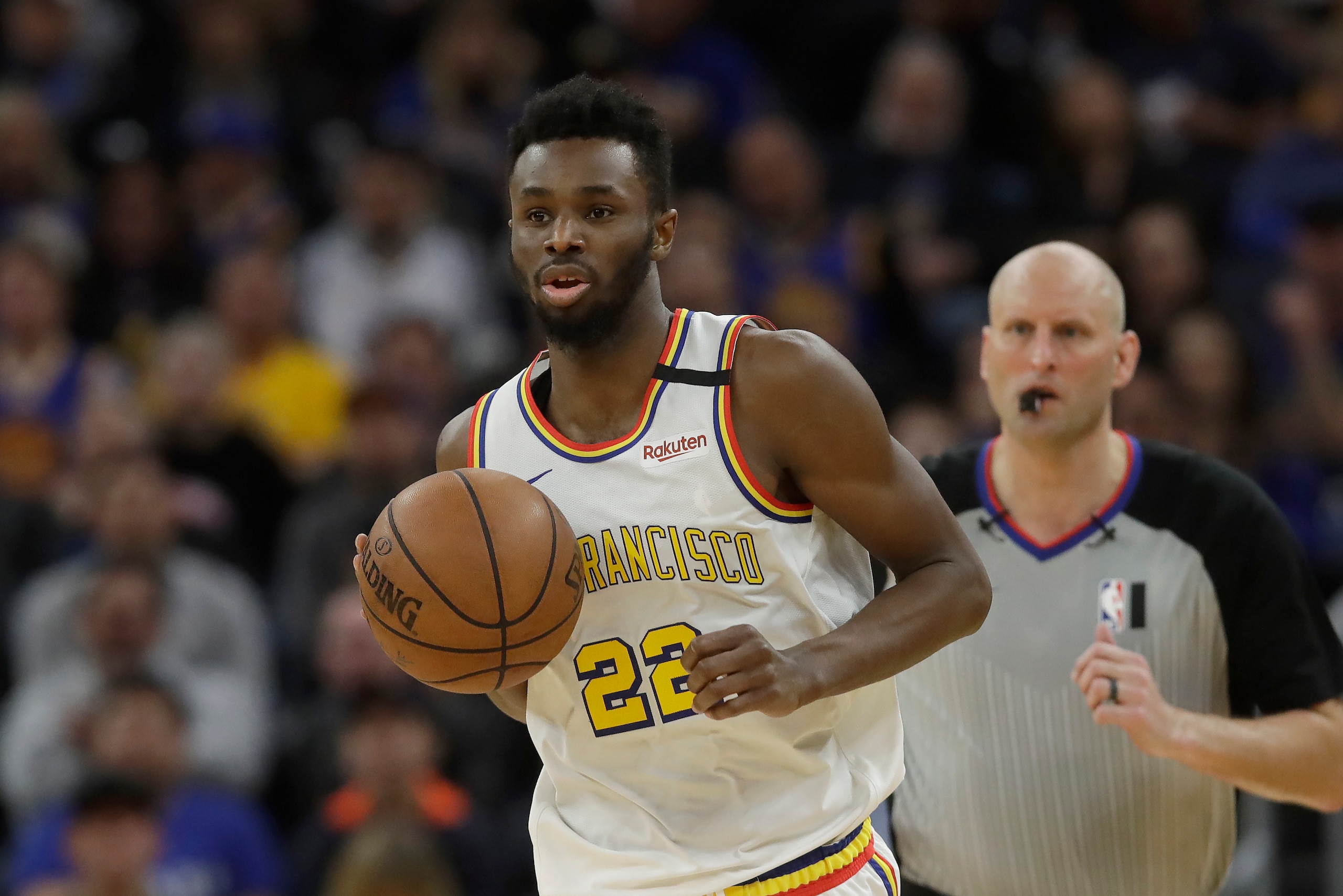 Andrew Wiggins just became a significantly more important piece for the Warriors. Andrew Wiggins just became a significantly more important piece for the Warriors.