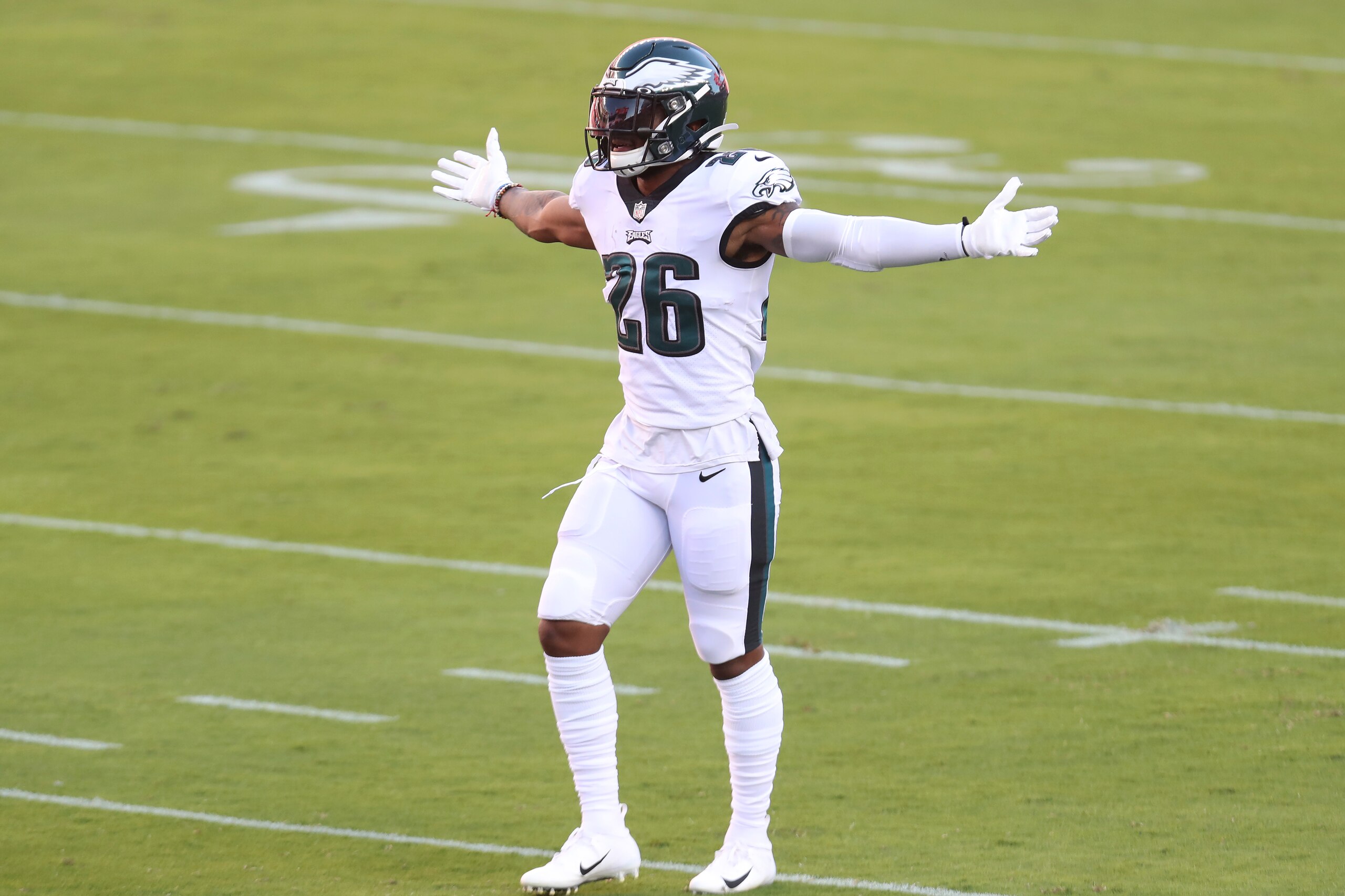 Philadelphia Eagles running back Miles Sanders Philadelphia Eagles running back Miles Sanders