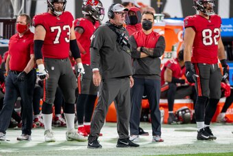 Tampa Bay Buccaneers head coach Bruce Arians