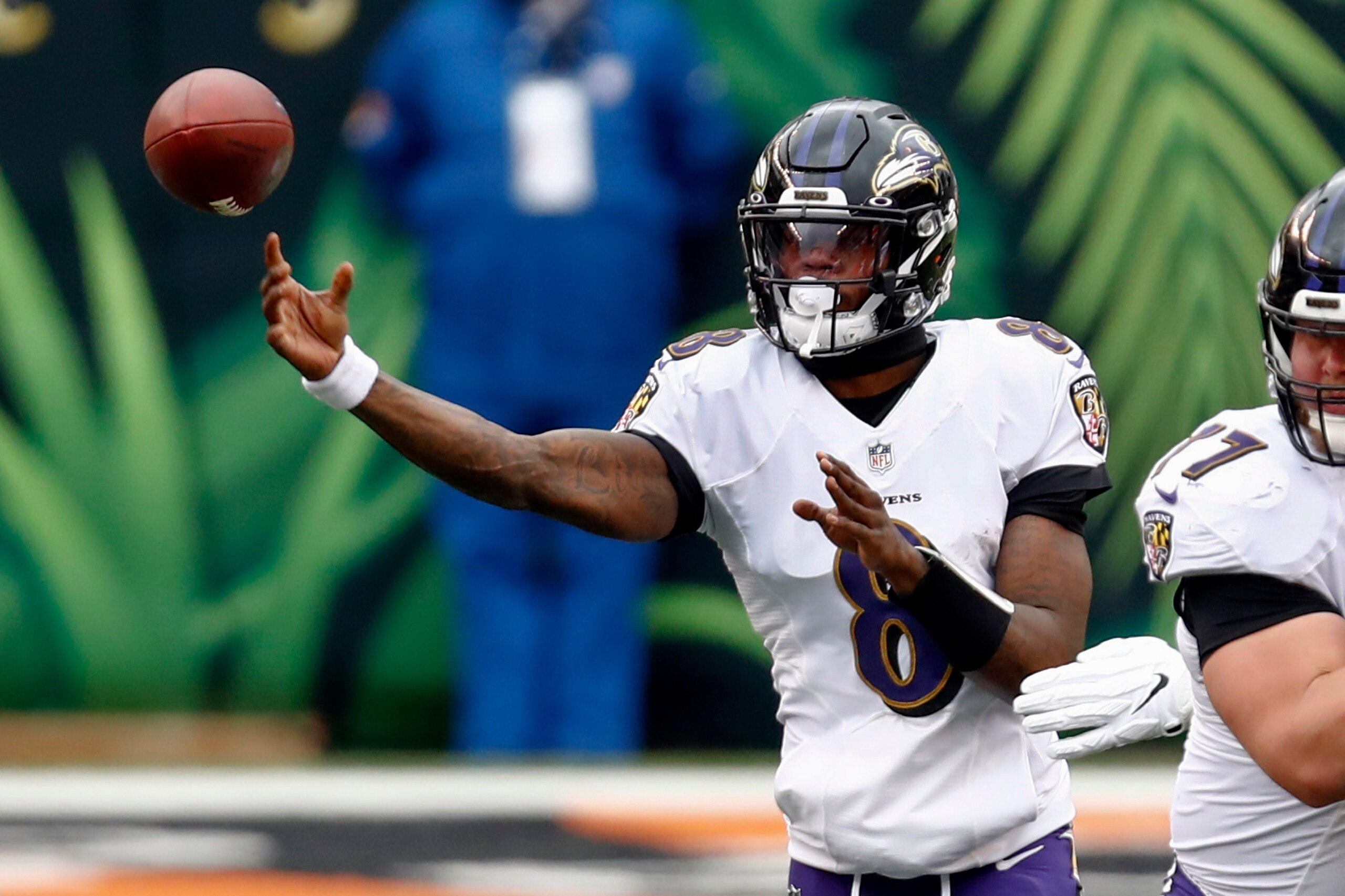 Baltimore Ravens quarterback Lamar Jackson